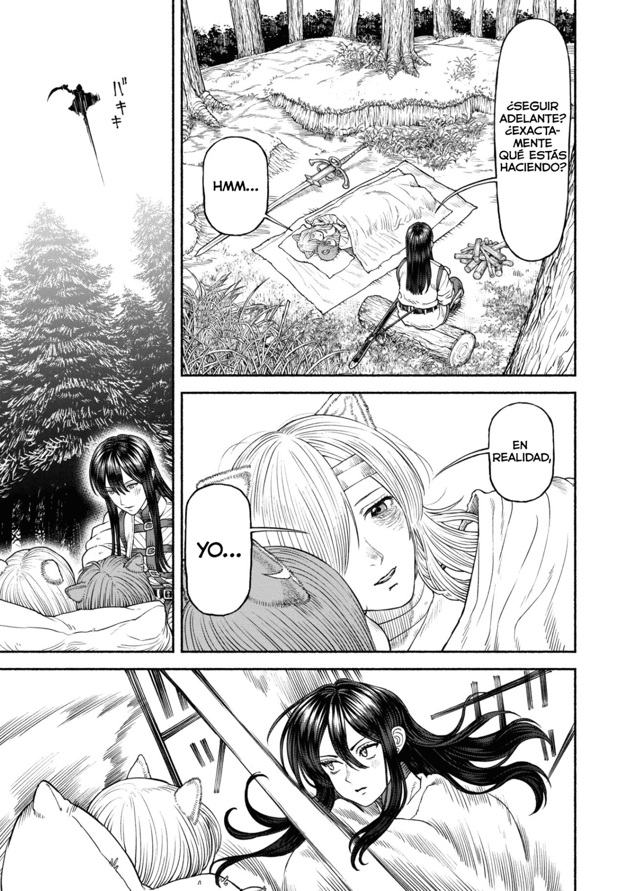 Onna Kishi to Kemomimi no Ko Capitulo 32: El reencuentro con la hermanita página 12