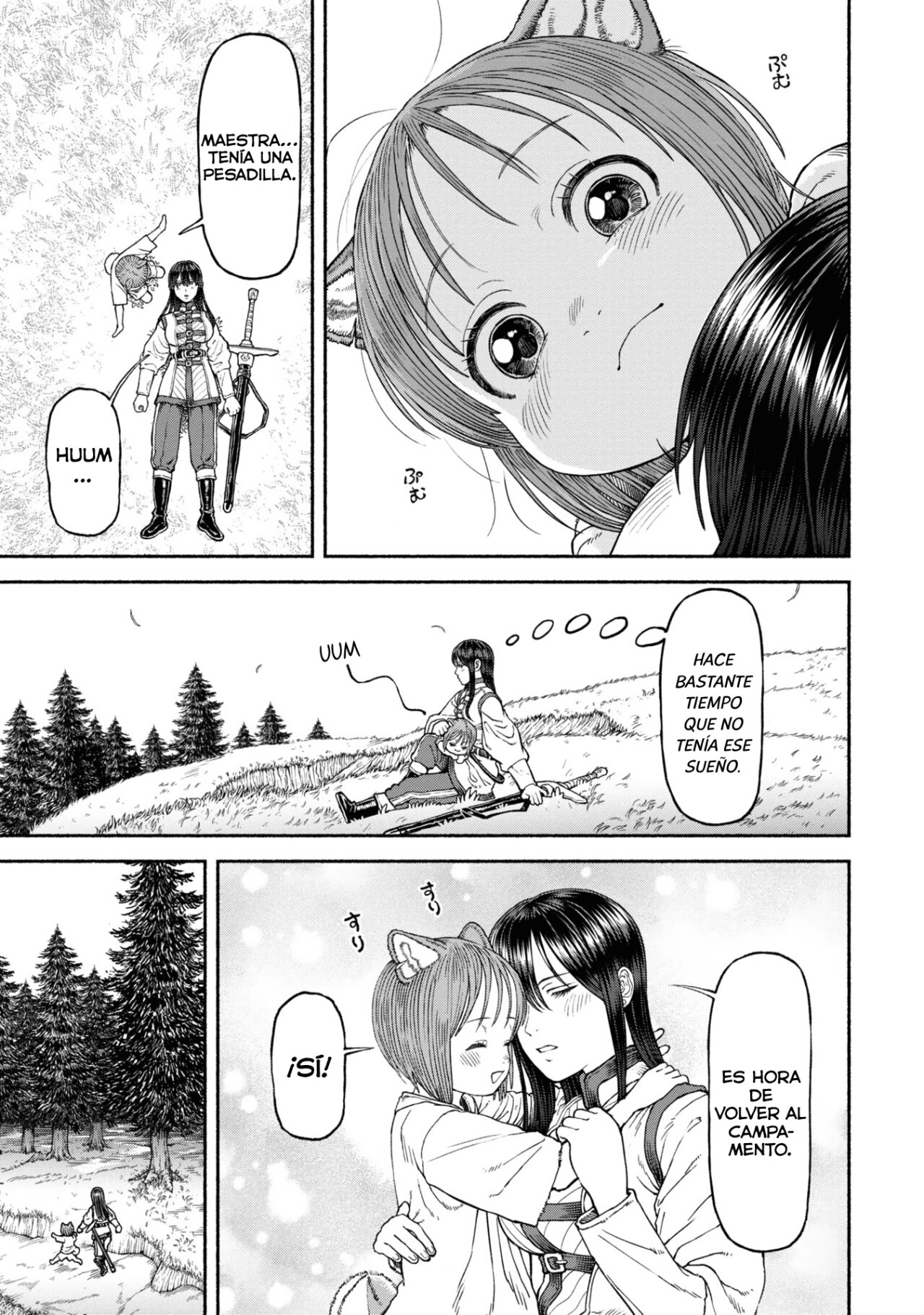 Onna Kishi to Kemomimi no Ko Capitulo 32: El reencuentro con la hermanita página 4