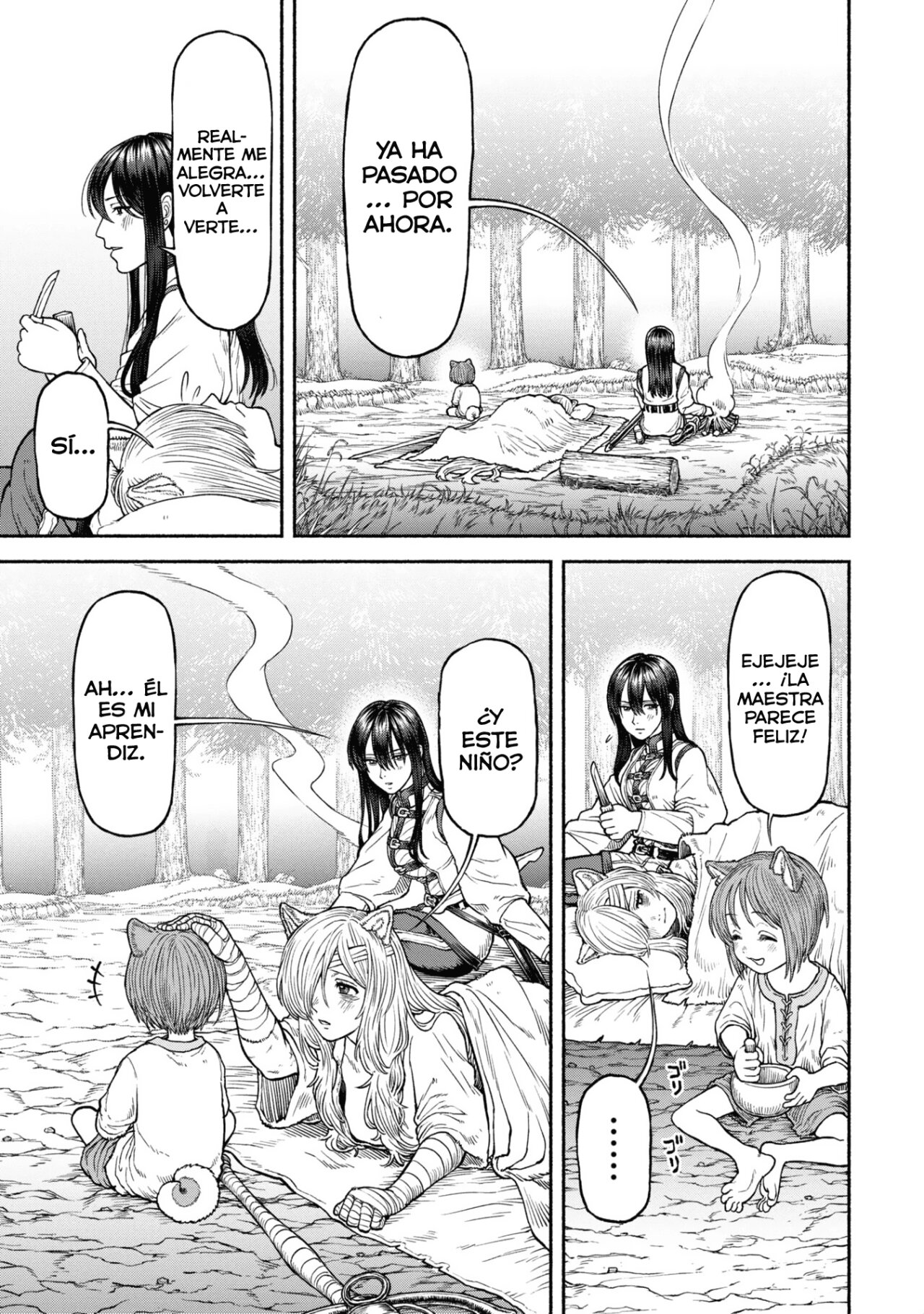 Onna Kishi to Kemomimi no Ko Capitulo 32: El reencuentro con la hermanita página 8