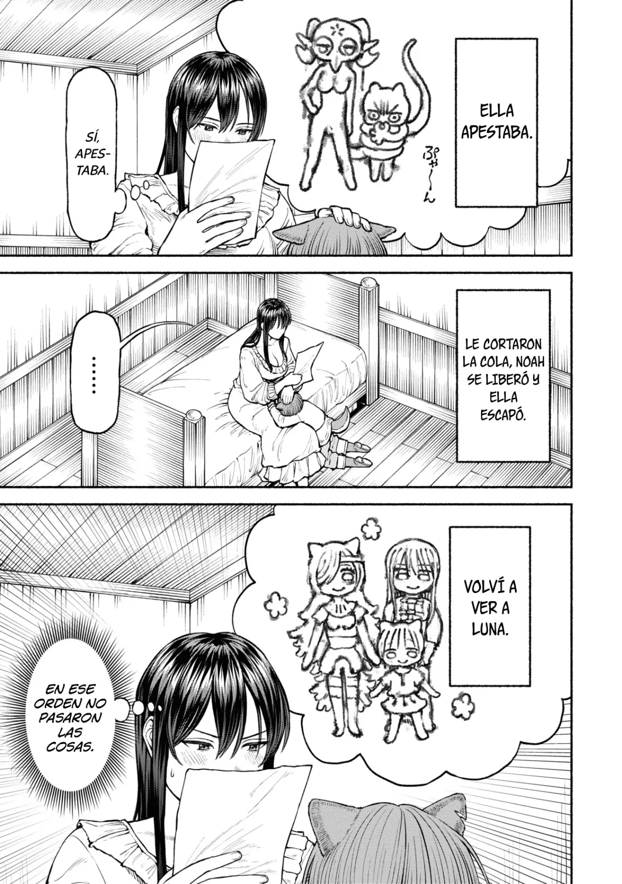 Onna Kishi to Kemomimi no Ko Capitulo 34: Remordimiento página 12