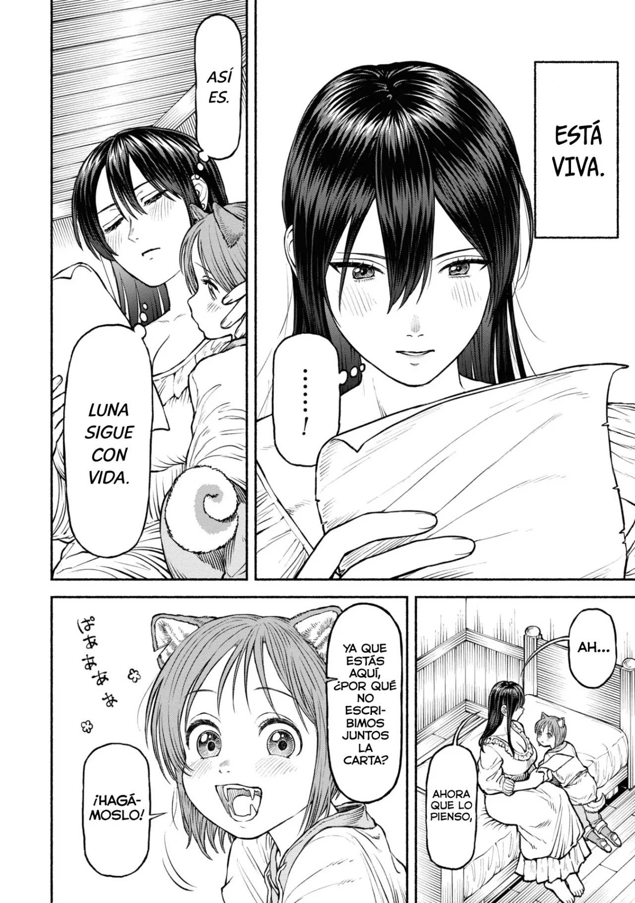 Onna Kishi to Kemomimi no Ko Capitulo 34: Remordimiento página 13
