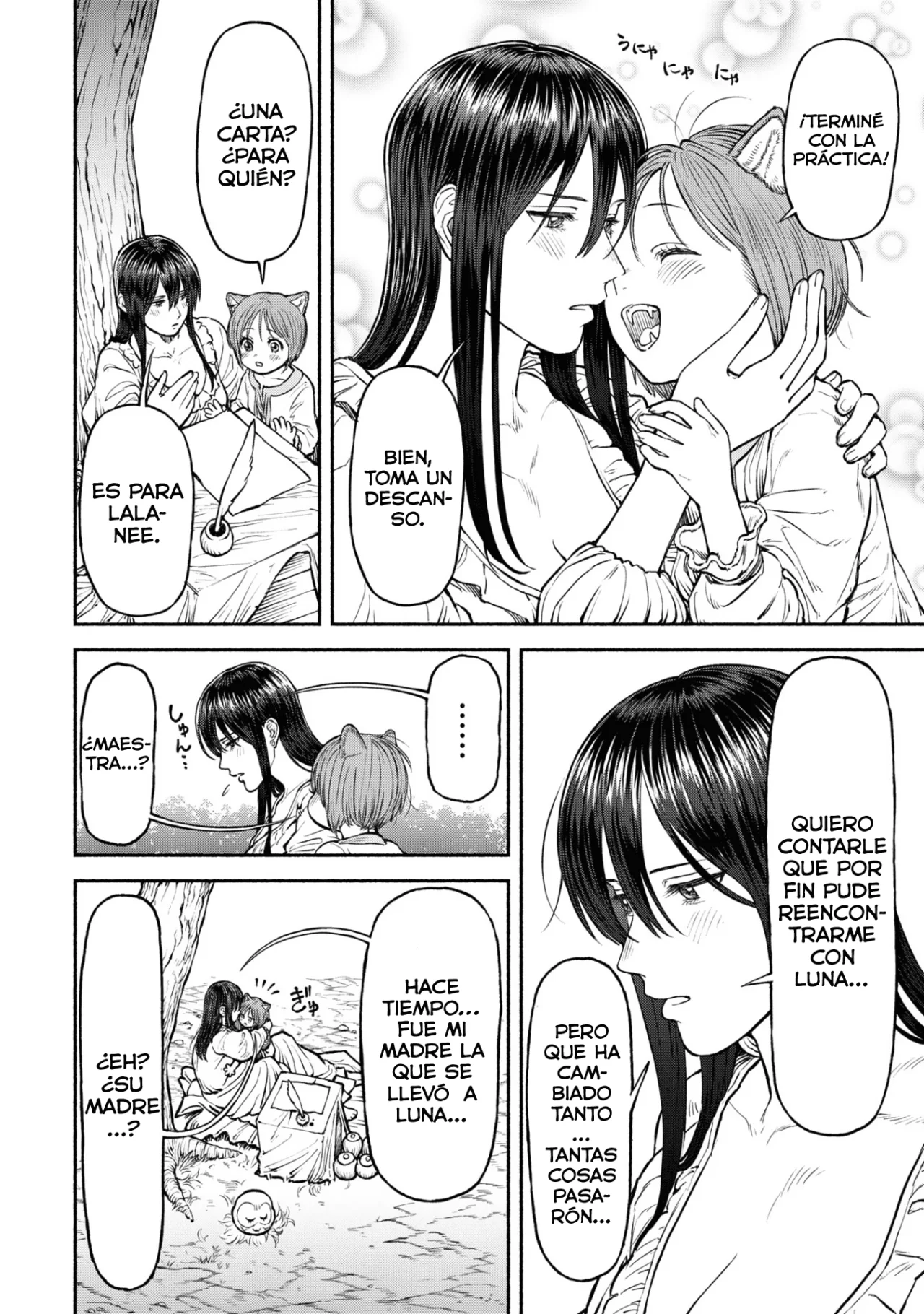 Onna Kishi to Kemomimi no Ko Capitulo 34: Remordimiento página 3