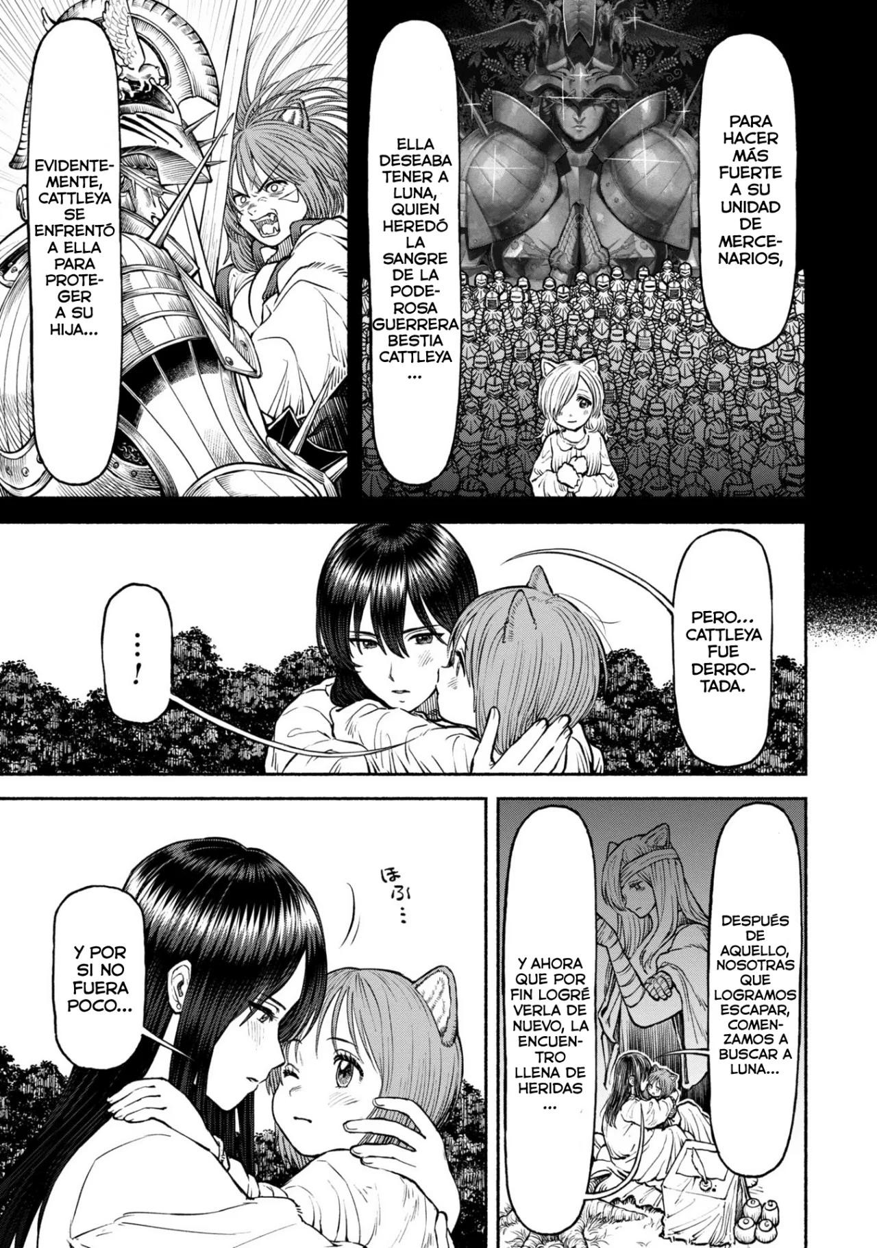 Onna Kishi to Kemomimi no Ko Capitulo 34: Remordimiento página 4