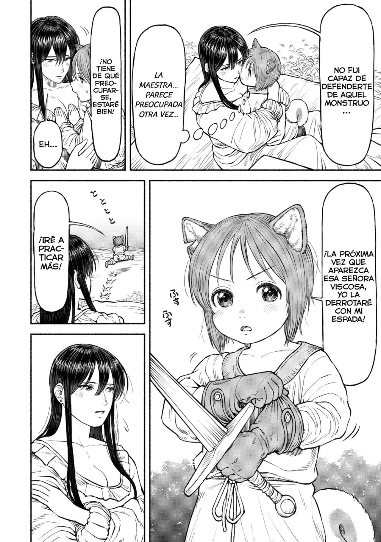 Onna Kishi to Kemomimi no Ko Capitulo 34: Remordimiento página 5