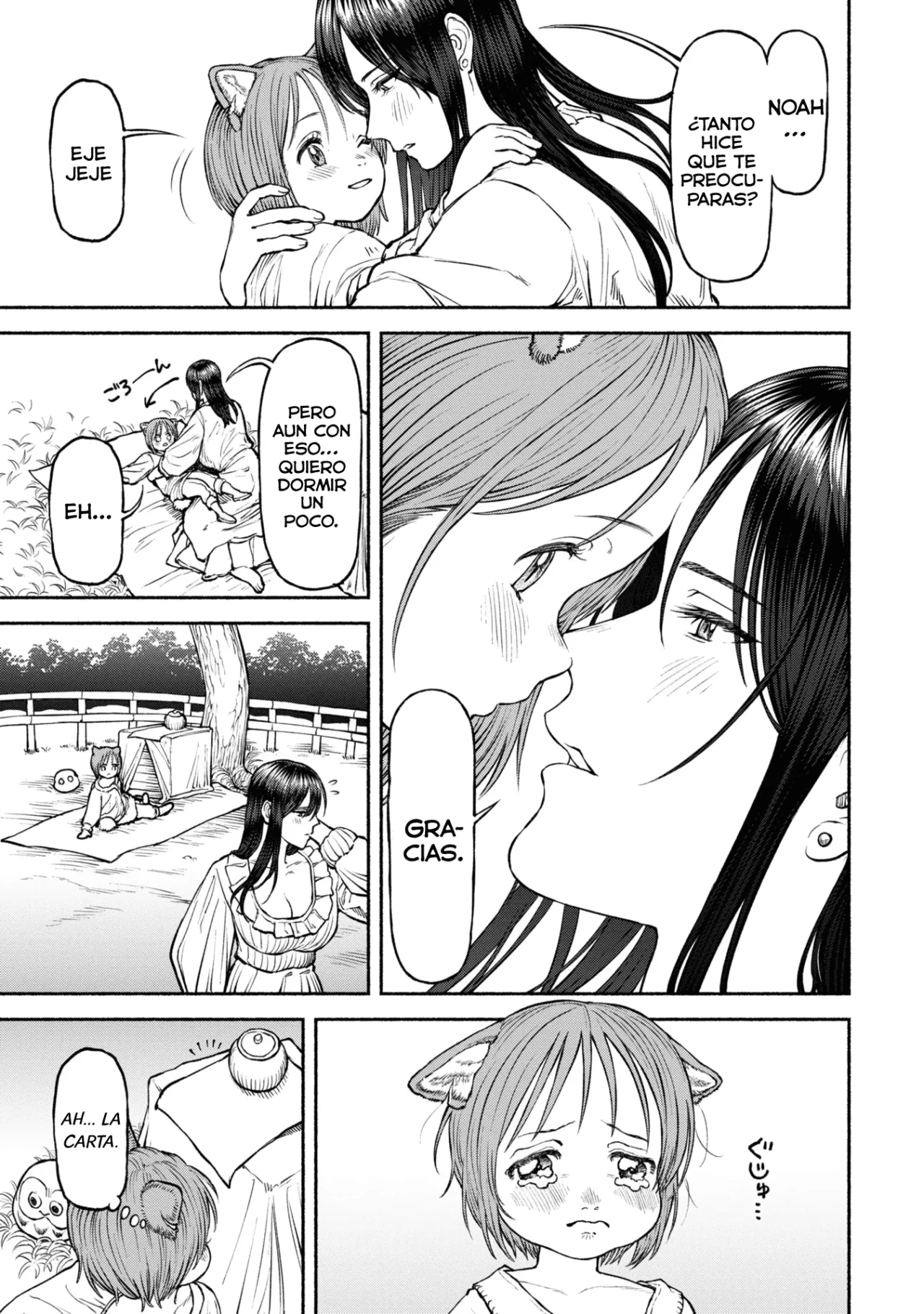 Onna Kishi to Kemomimi no Ko Capitulo 34: Remordimiento página 8