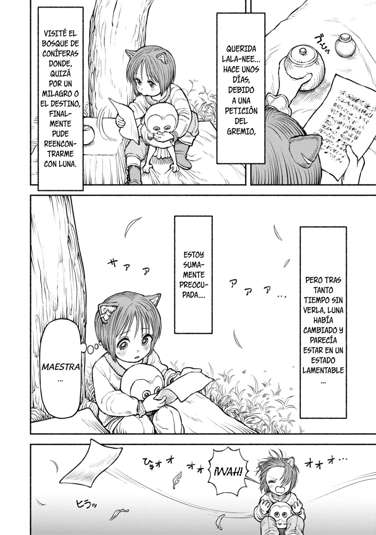 Onna Kishi to Kemomimi no Ko Capitulo 34: Remordimiento página 9