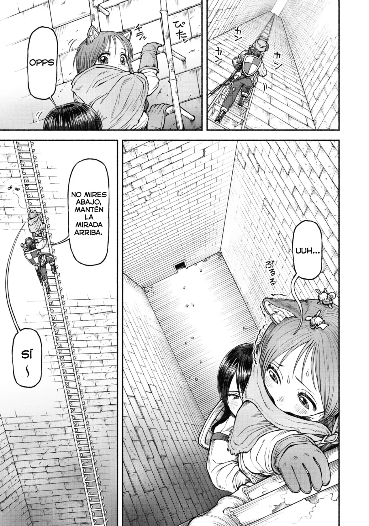 Onna Kishi to Kemomimi no Ko Capitulo 35: La larga escalera página 5
