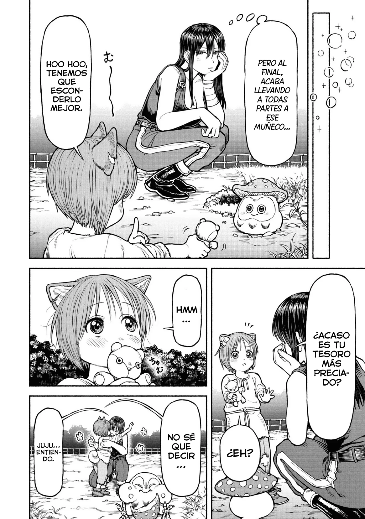 Onna Kishi to Kemomimi no Ko Capitulo 36: Los tesoros de los dos página 12