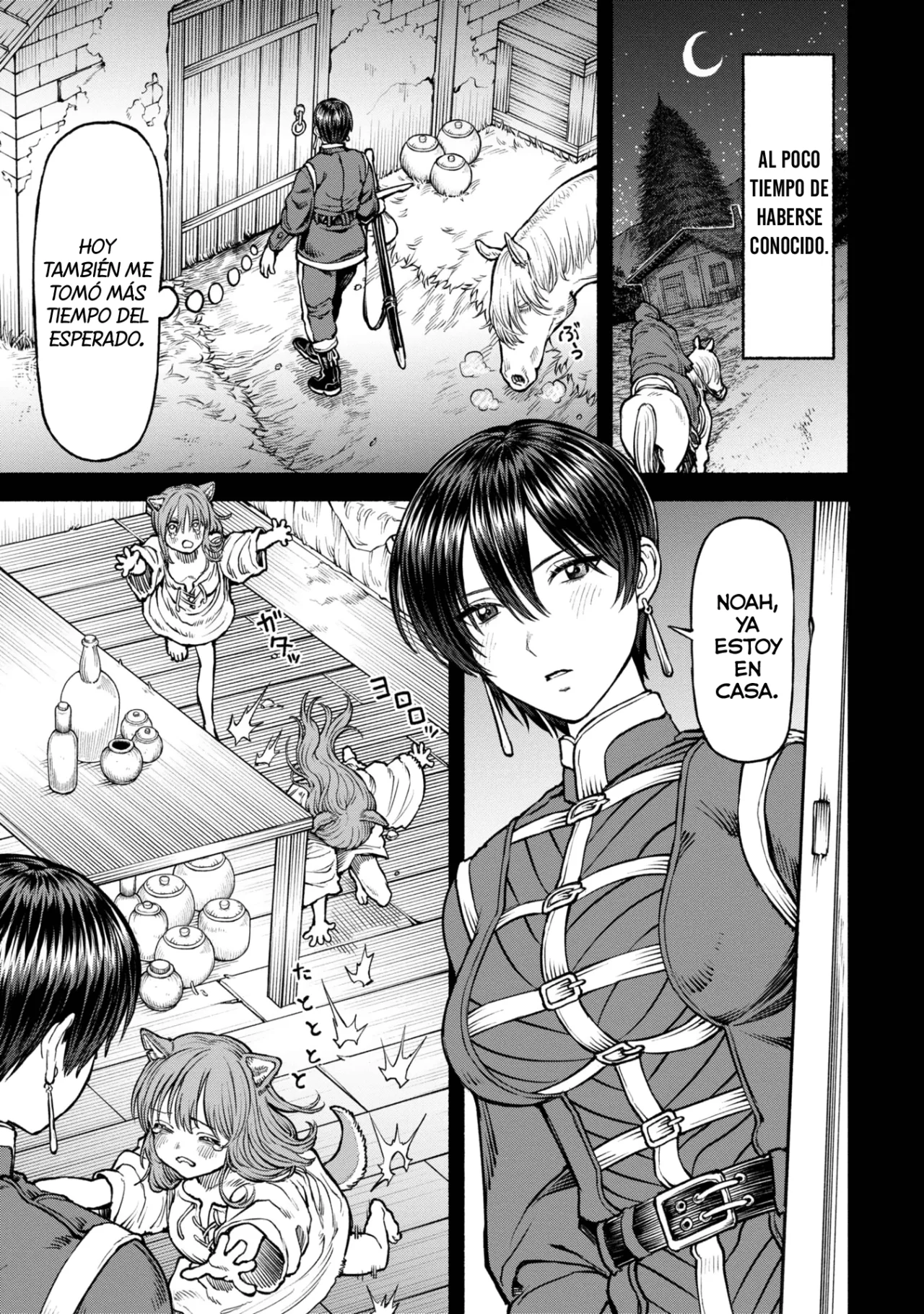 Onna Kishi to Kemomimi no Ko Capitulo 36: Los tesoros de los dos página 9