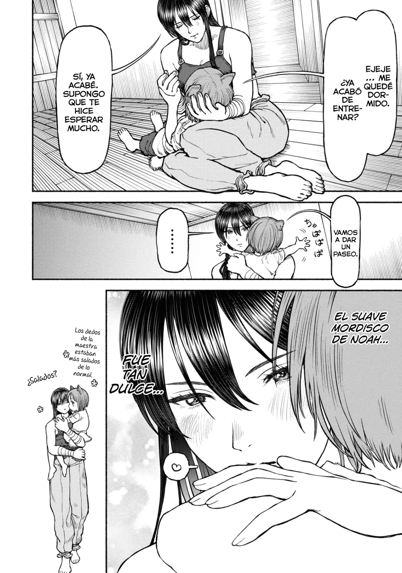 Onna Kishi to Kemomimi no Ko Capitulo 39: Esperando por el Paseo página 8