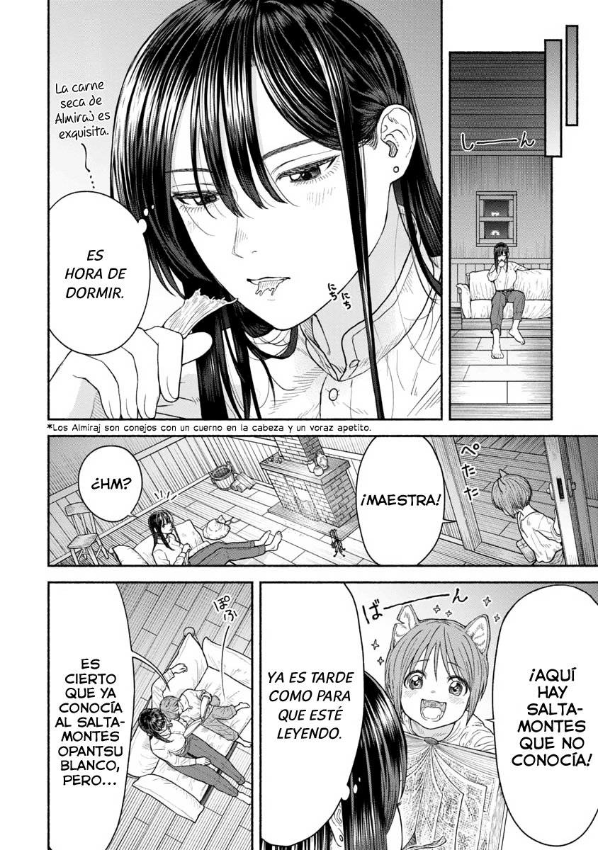 Onna Kishi to Kemomimi no Ko Capitulo 4: El libro del saltamontes página 3
