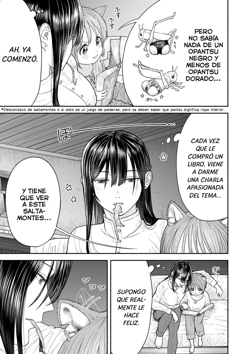 Onna Kishi to Kemomimi no Ko Capitulo 4: El libro del saltamontes página 4