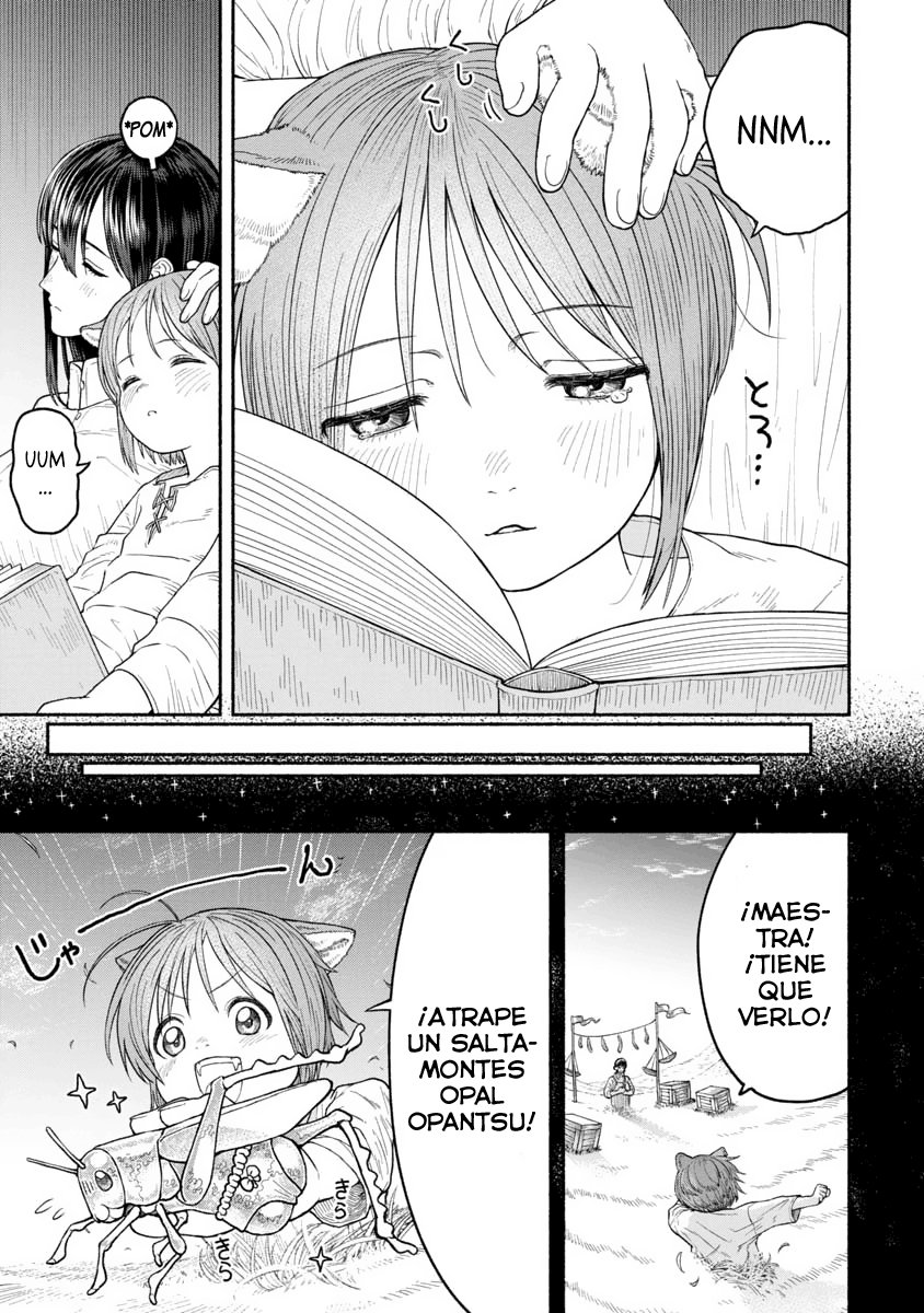 Onna Kishi to Kemomimi no Ko Capitulo 4: El libro del saltamontes página 6