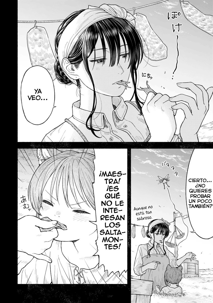 Onna Kishi to Kemomimi no Ko Capitulo 4: El libro del saltamontes página 7