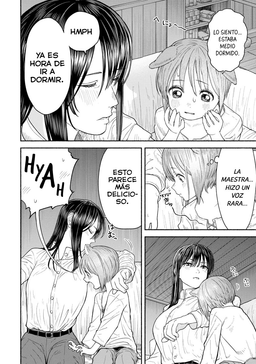 Onna Kishi to Kemomimi no Ko Capitulo 4: El libro del saltamontes página 9