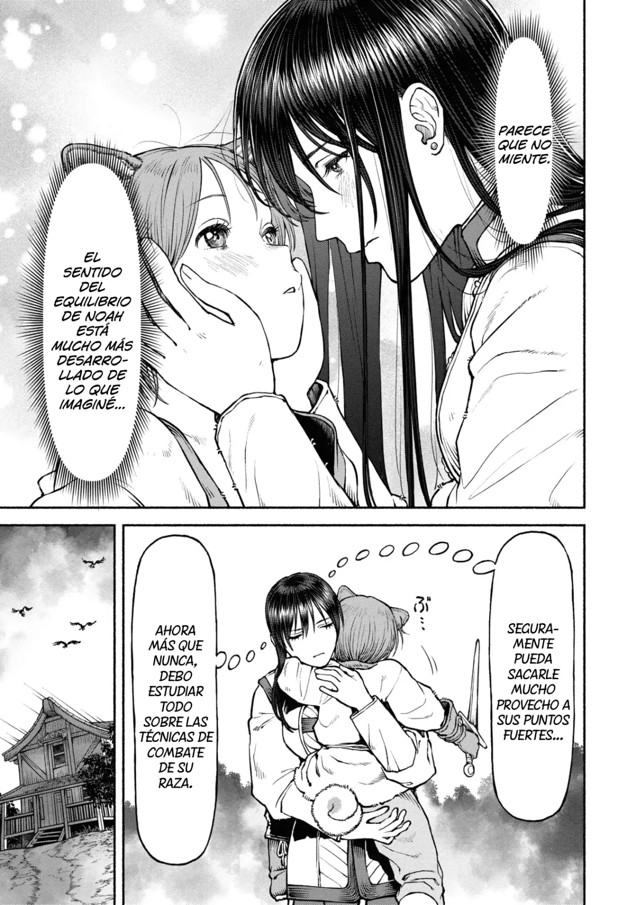 Onna Kishi to Kemomimi no Ko Capitulo 40: ¡Movimiento Especial! ¡Corte Giratorio! página 9