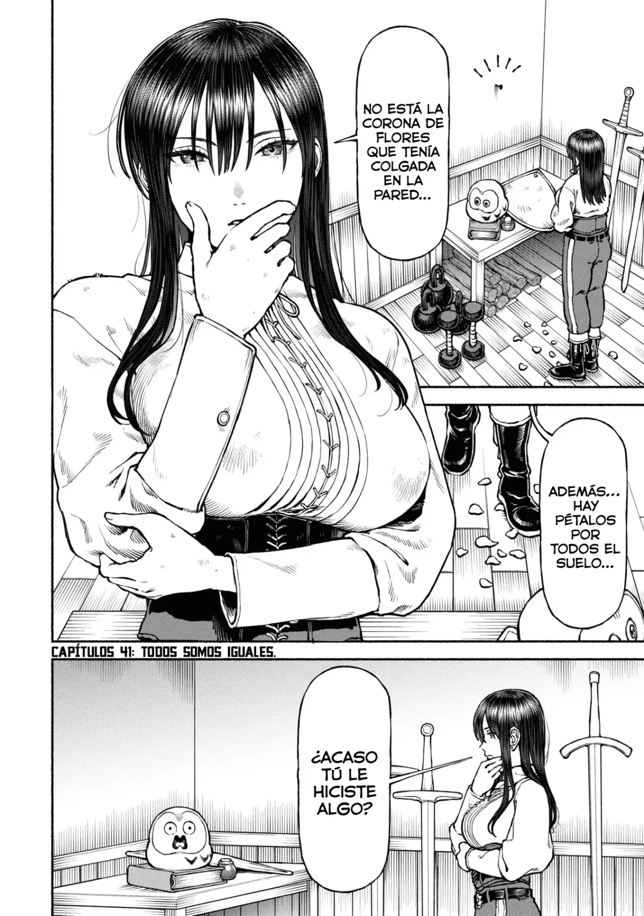 Onna Kishi to Kemomimi no Ko Capitulo 41: Todos somos iguales página 3
