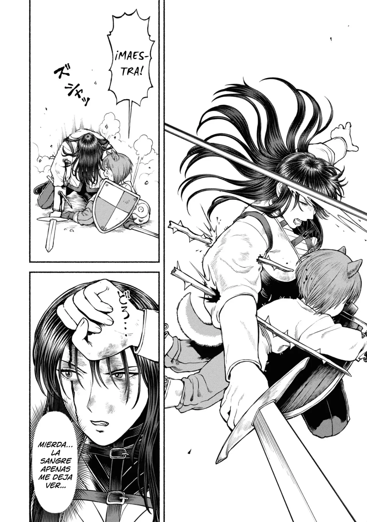 Onna Kishi to Kemomimi no Ko Capitulo 42: Invitación a la oscuridad página 12