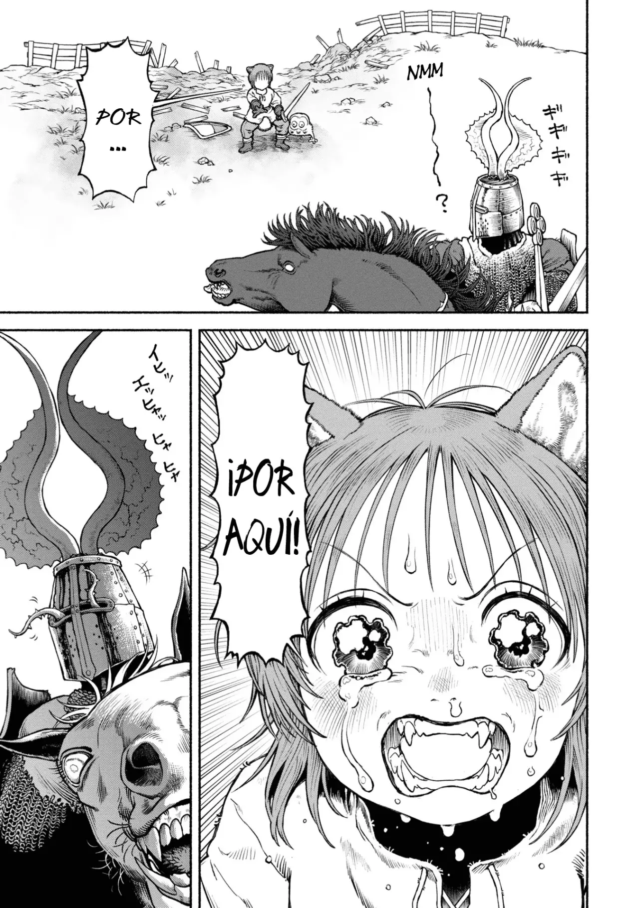 Onna Kishi to Kemomimi no Ko Capitulo 42: Invitación a la oscuridad página 15