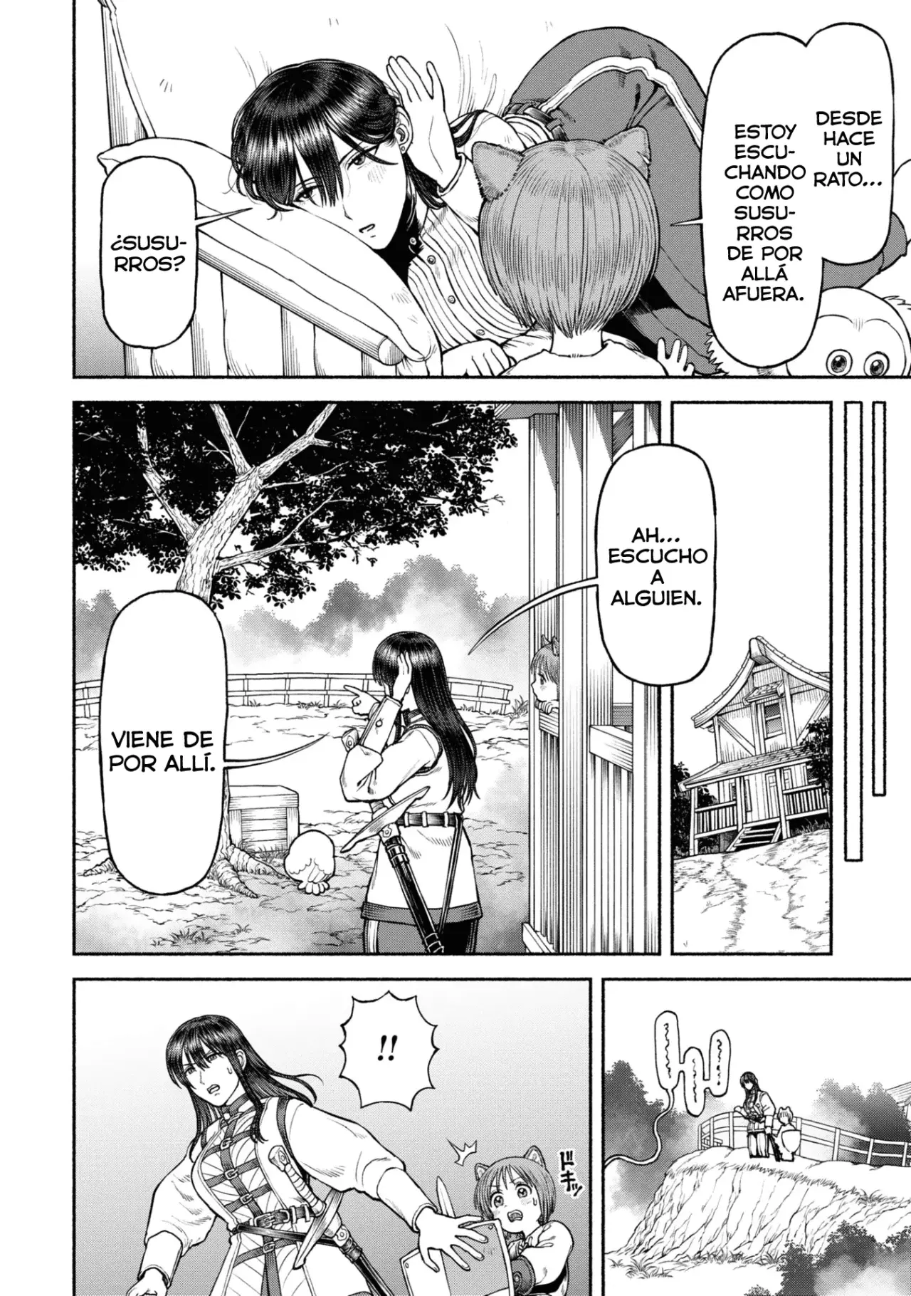 Onna Kishi to Kemomimi no Ko Capitulo 42: Invitación a la oscuridad página 4