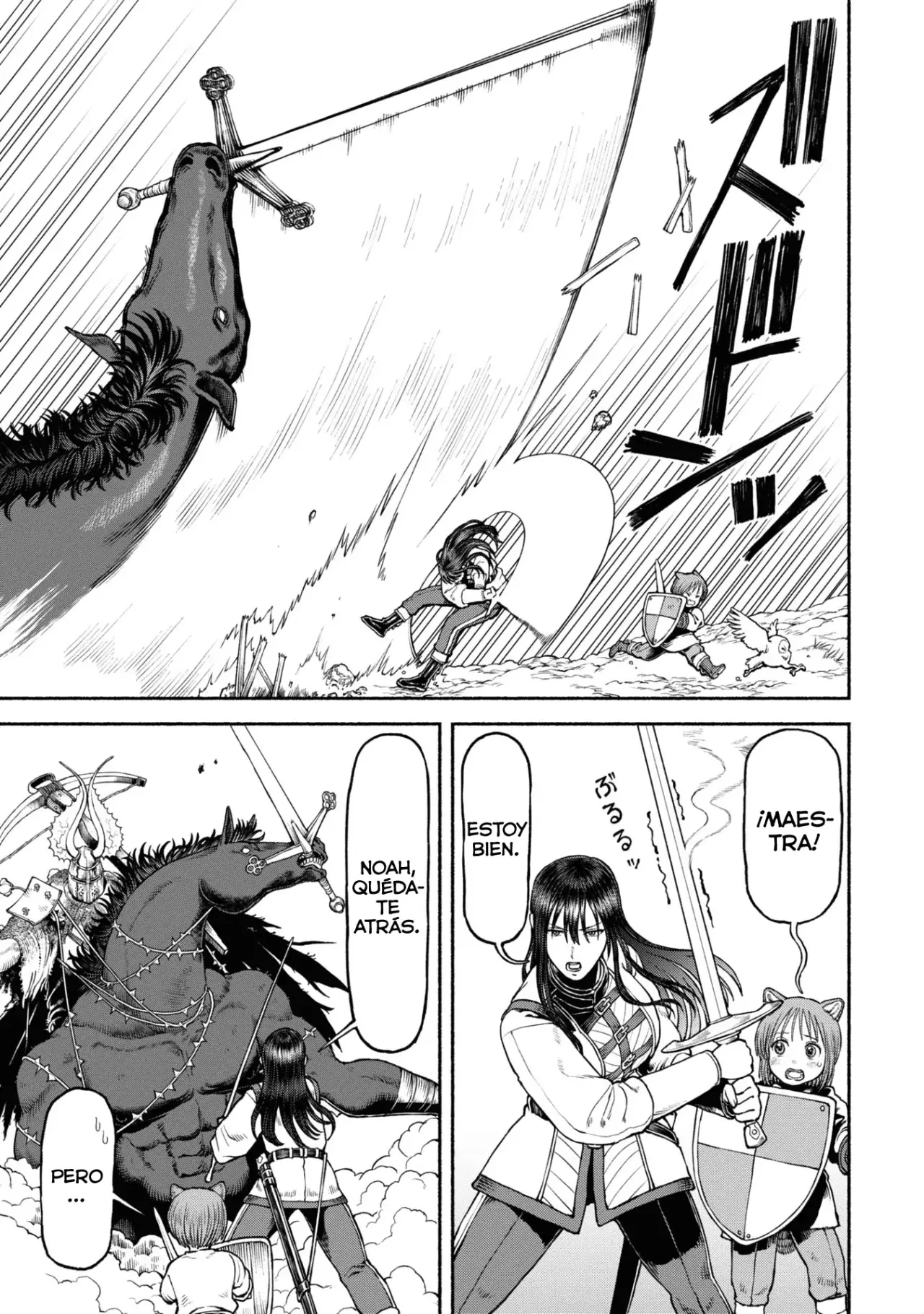 Onna Kishi to Kemomimi no Ko Capitulo 42: Invitación a la oscuridad página 9