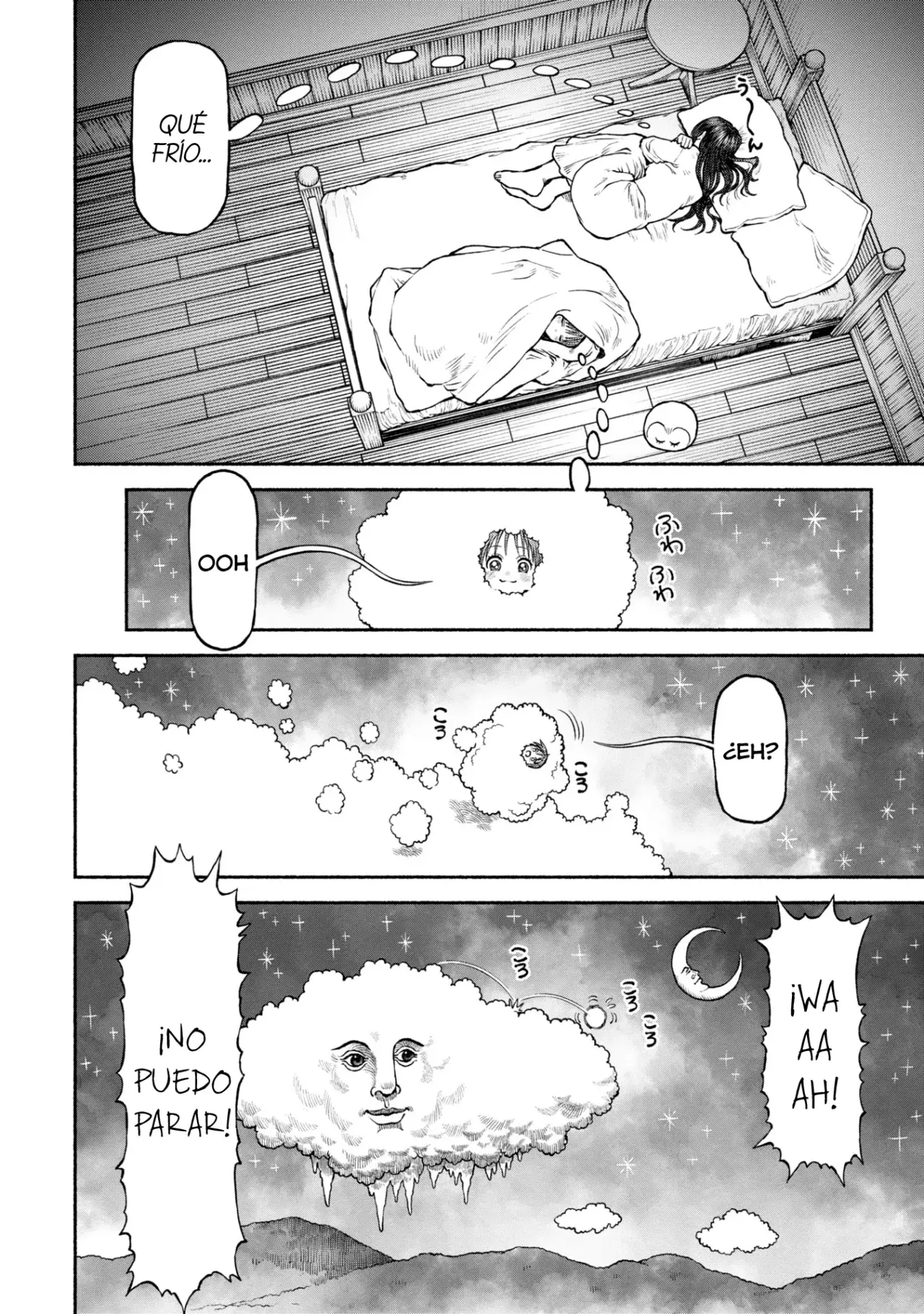 Onna Kishi to Kemomimi no Ko Capitulo 43.5: Paseando sobre las nubes página 6