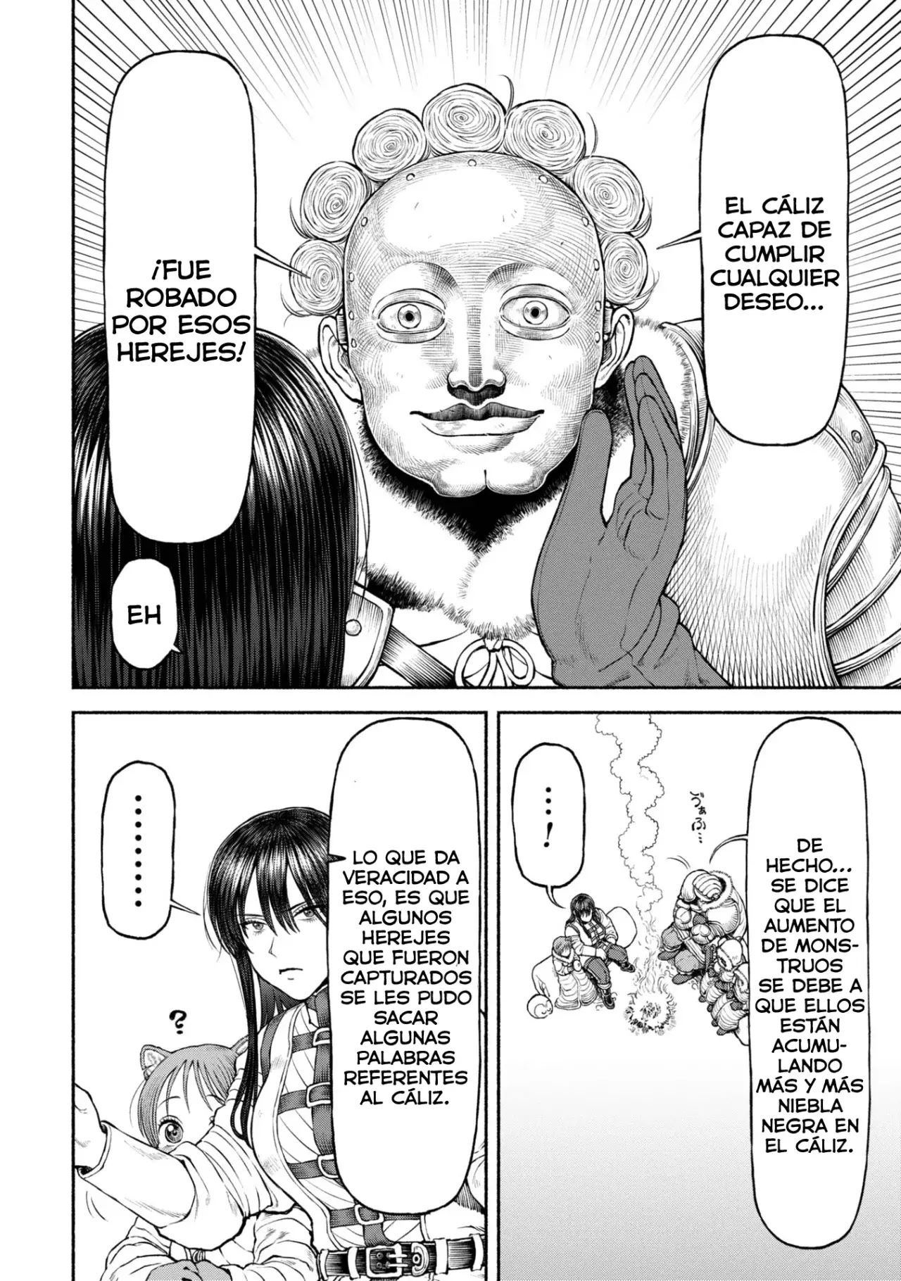 Onna Kishi to Kemomimi no Ko Capitulo 44: la leyenda de la bestia divina página 10