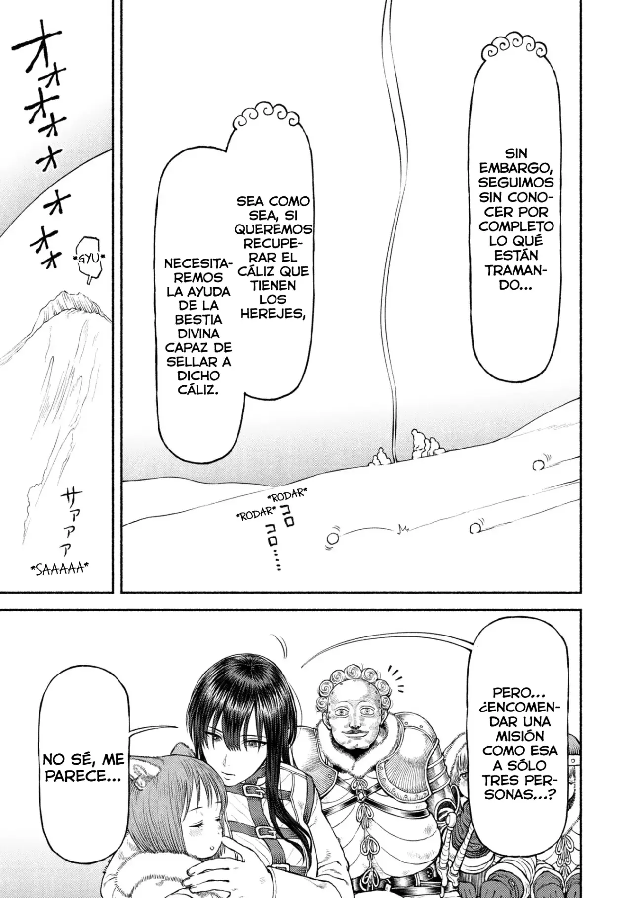 Onna Kishi to Kemomimi no Ko Capitulo 44: la leyenda de la bestia divina página 11