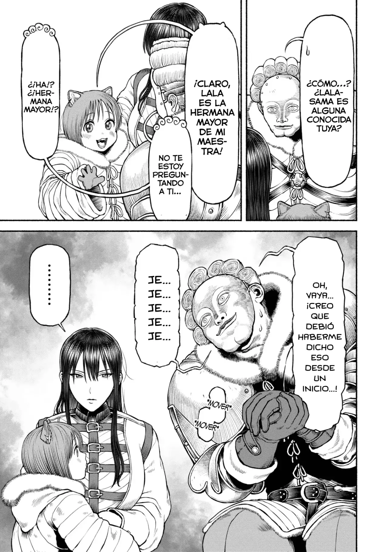 Onna Kishi to Kemomimi no Ko Capitulo 44: la leyenda de la bestia divina página 13