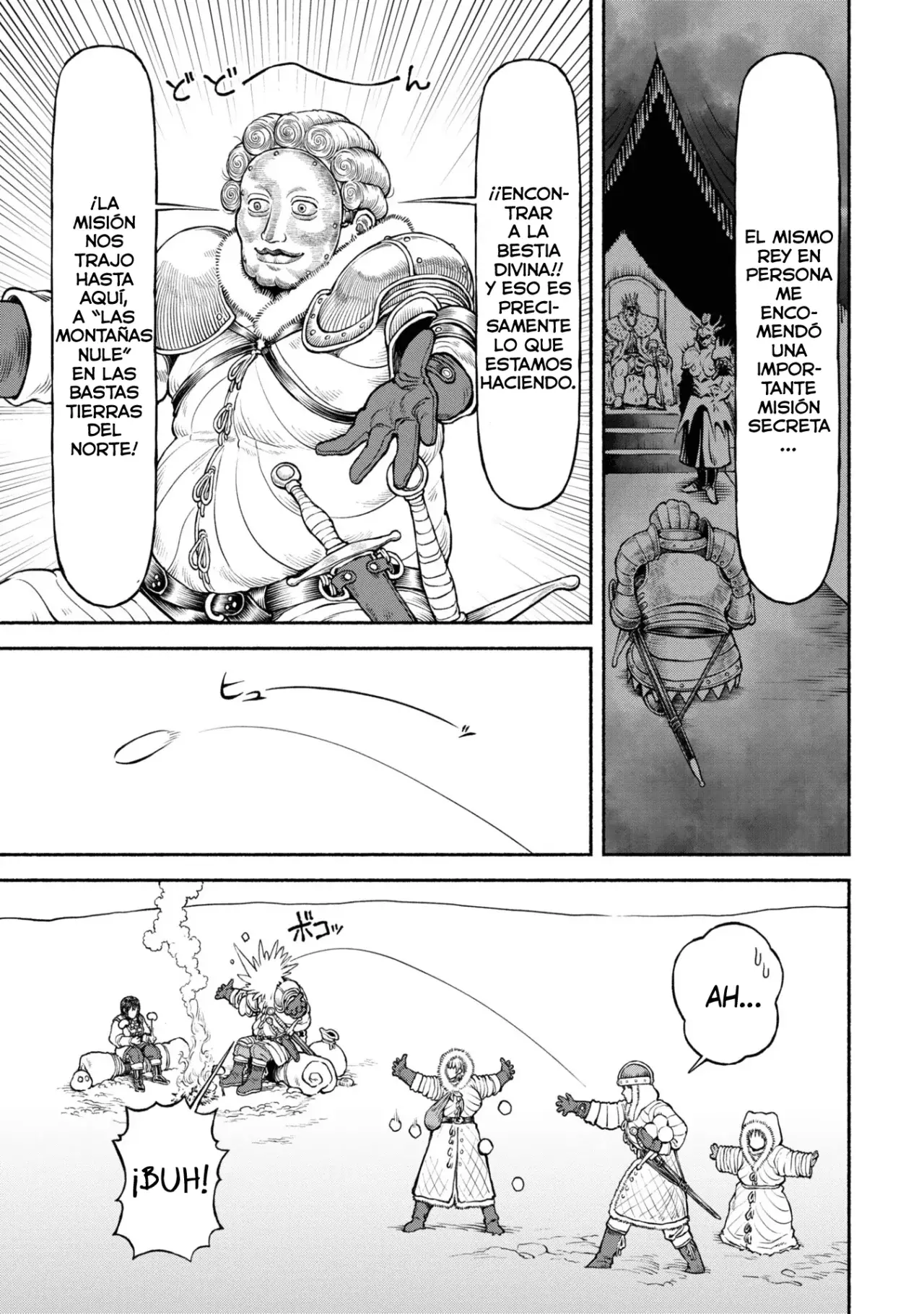 Onna Kishi to Kemomimi no Ko Capitulo 44: la leyenda de la bestia divina página 5