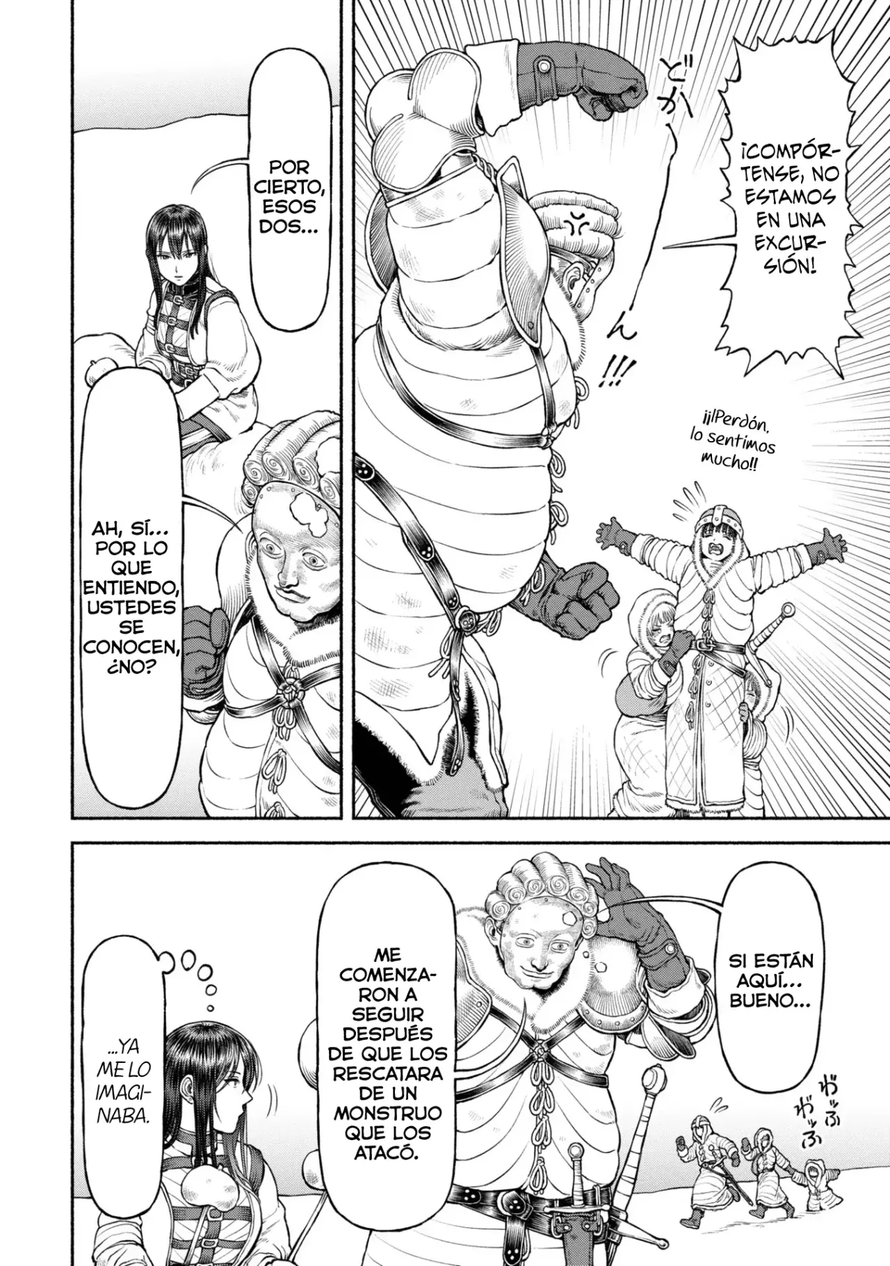 Onna Kishi to Kemomimi no Ko Capitulo 44: la leyenda de la bestia divina página 6
