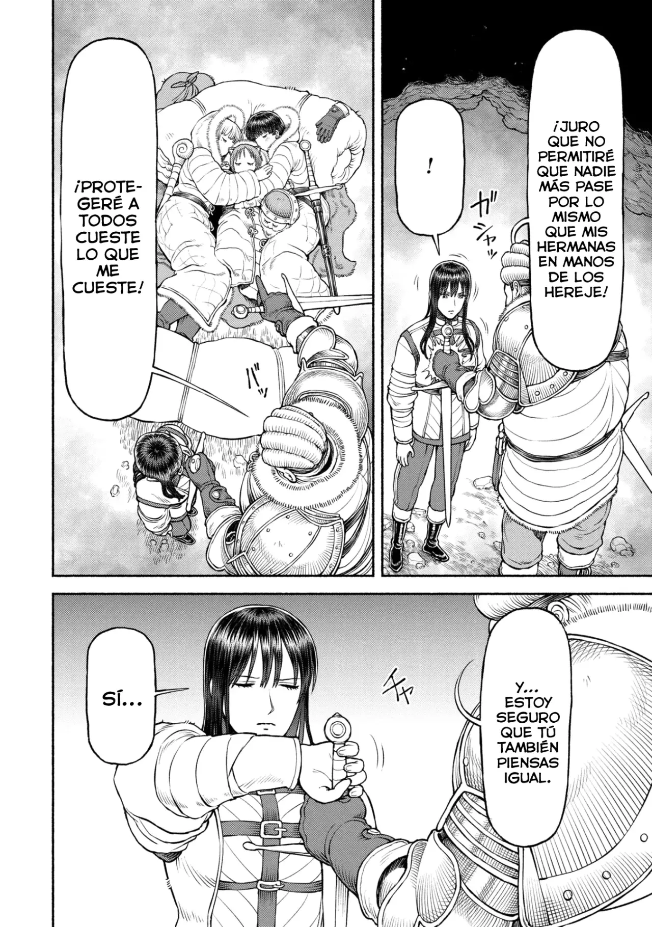 Onna Kishi to Kemomimi no Ko Capitulo 45: Muestra de determinación página 17