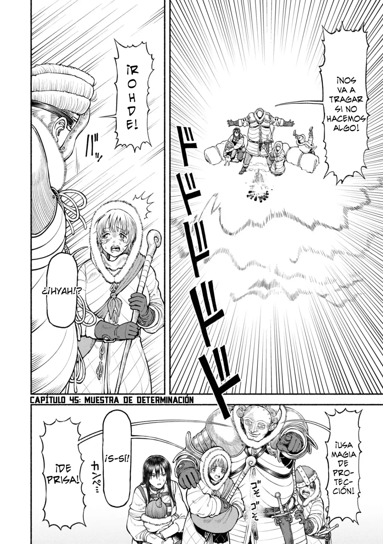 Onna Kishi to Kemomimi no Ko Capitulo 45: Muestra de determinación página 3