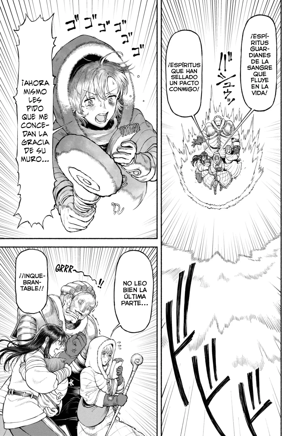 Onna Kishi to Kemomimi no Ko Capitulo 45: Muestra de determinación página 4