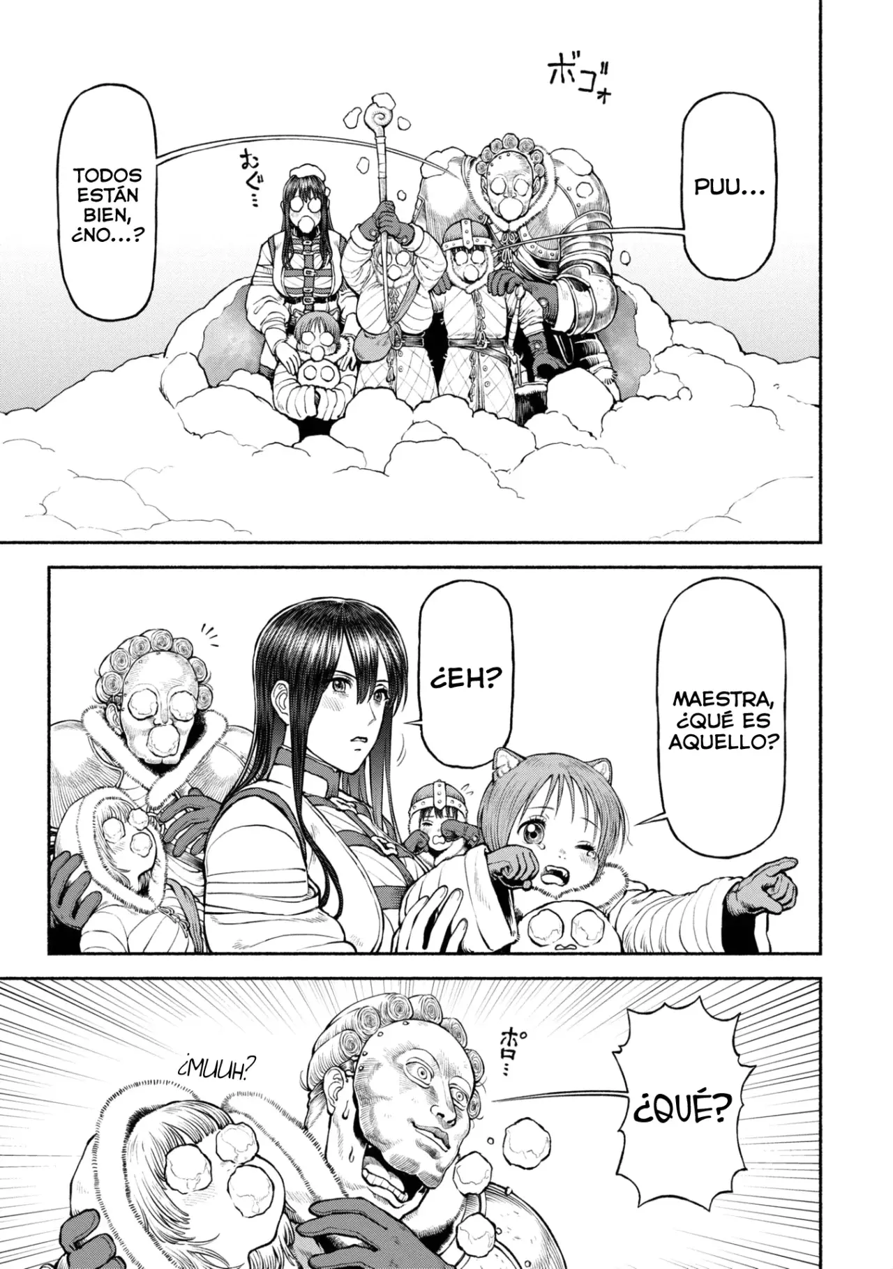 Onna Kishi to Kemomimi no Ko Capitulo 45: Muestra de determinación página 6