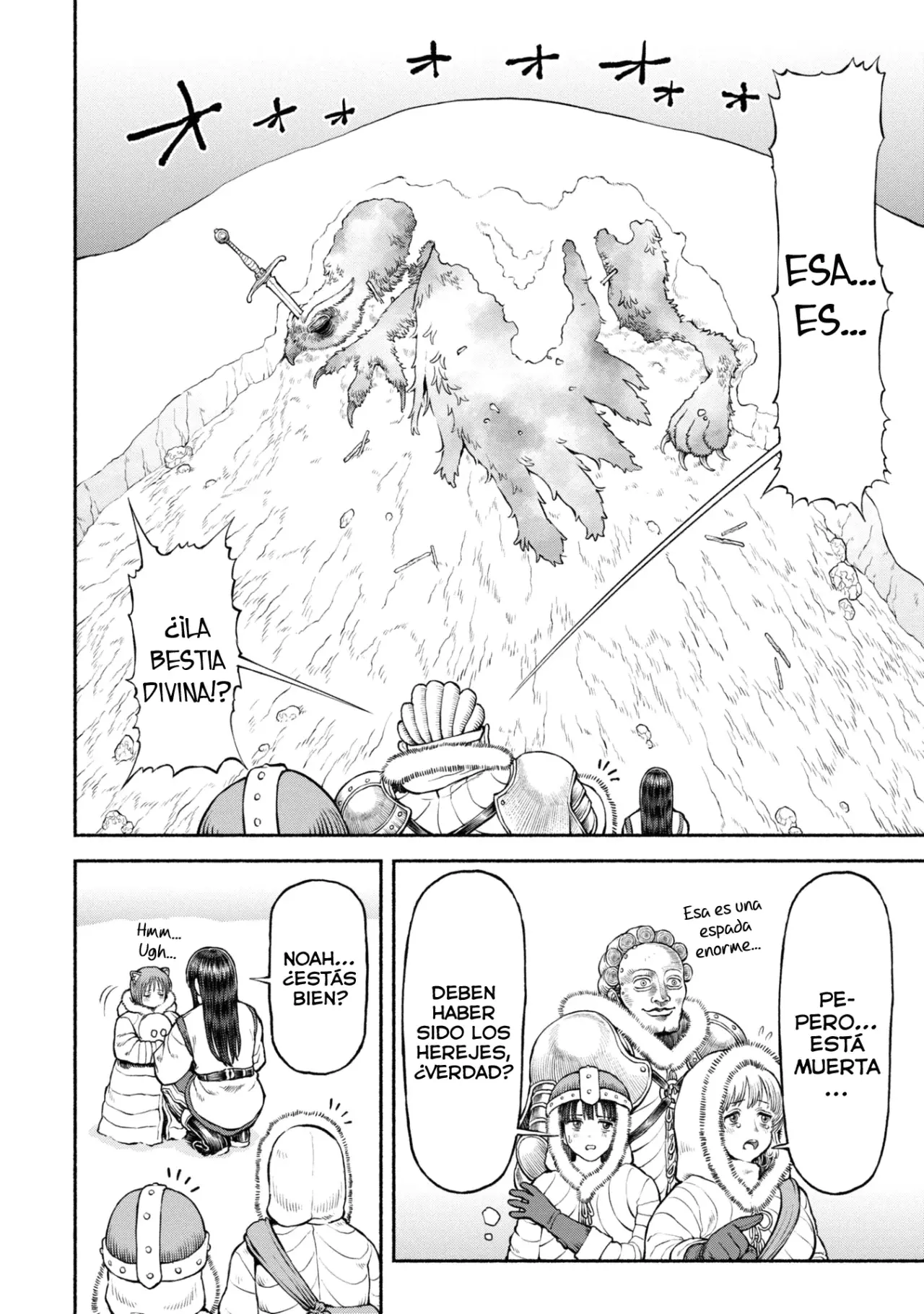 Onna Kishi to Kemomimi no Ko Capitulo 45: Muestra de determinación página 7