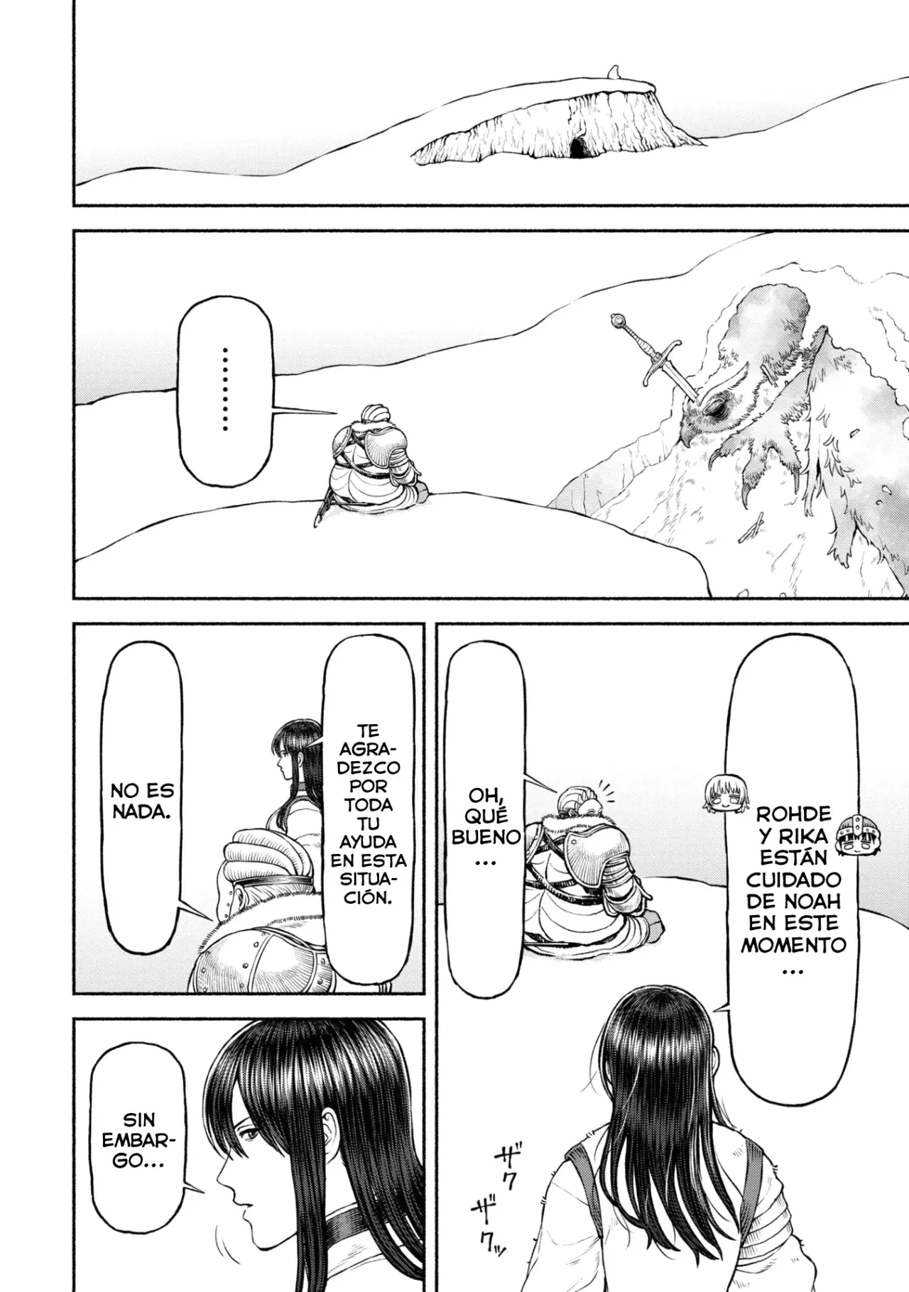 Onna Kishi to Kemomimi no Ko Capitulo 45: Muestra de determinación página 9