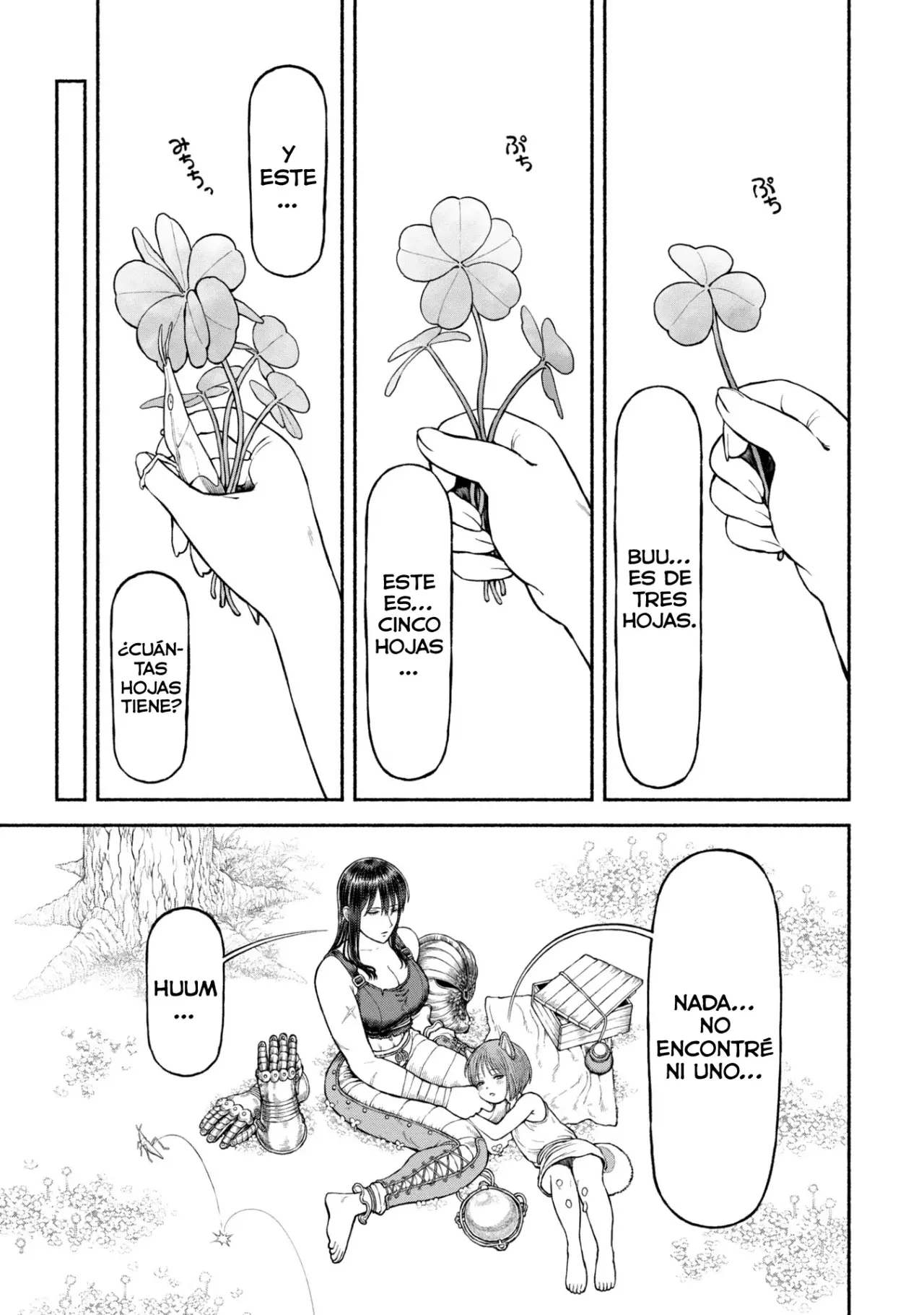 Onna Kishi to Kemomimi no Ko Capitulo 46.5: Especial: En busca del de cuatro hojas página 5