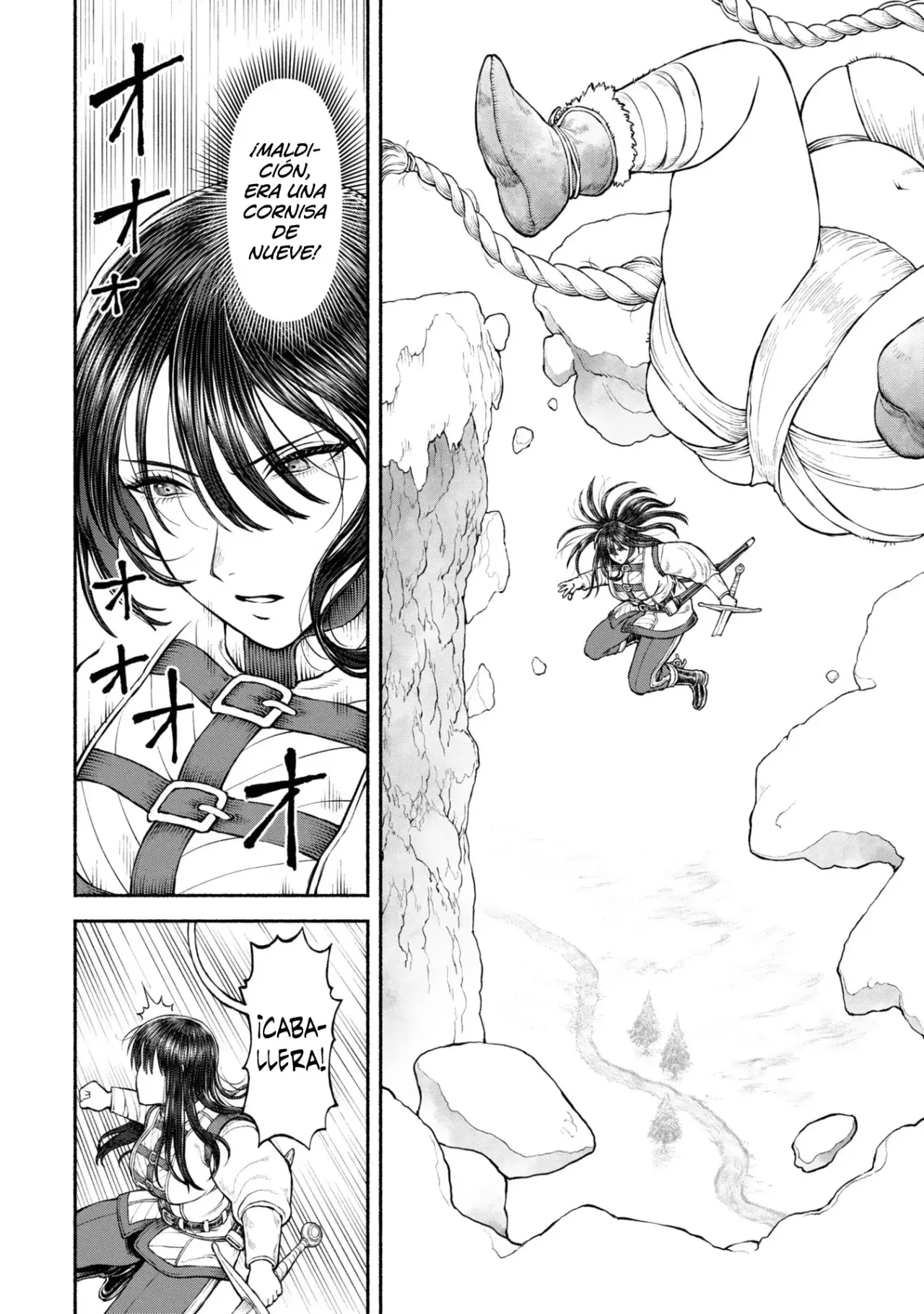 Onna Kishi to Kemomimi no Ko Capitulo 46: Lucha a muerte en la montaña nevada página 10