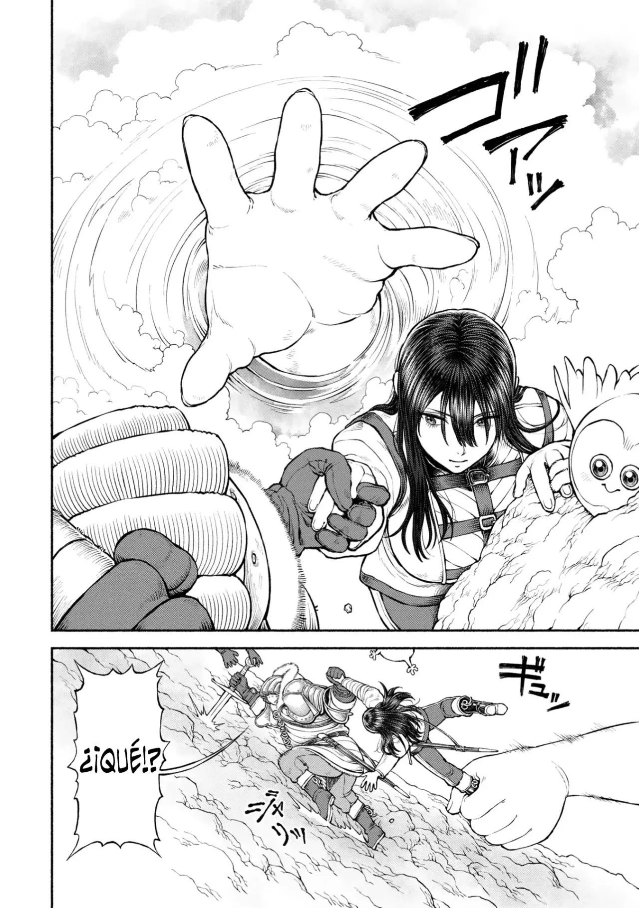 Onna Kishi to Kemomimi no Ko Capitulo 46: Lucha a muerte en la montaña nevada página 14