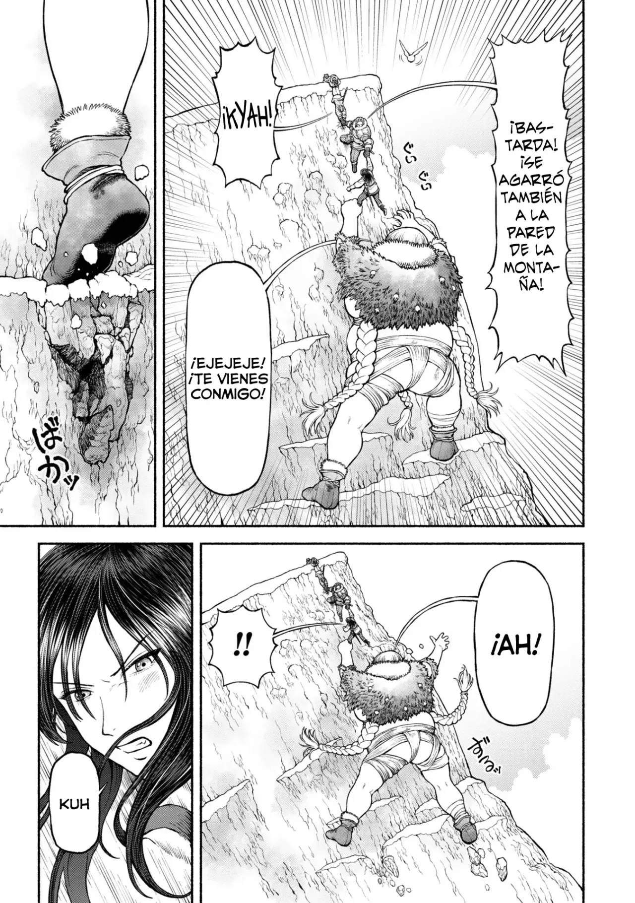 Onna Kishi to Kemomimi no Ko Capitulo 46: Lucha a muerte en la montaña nevada página 15