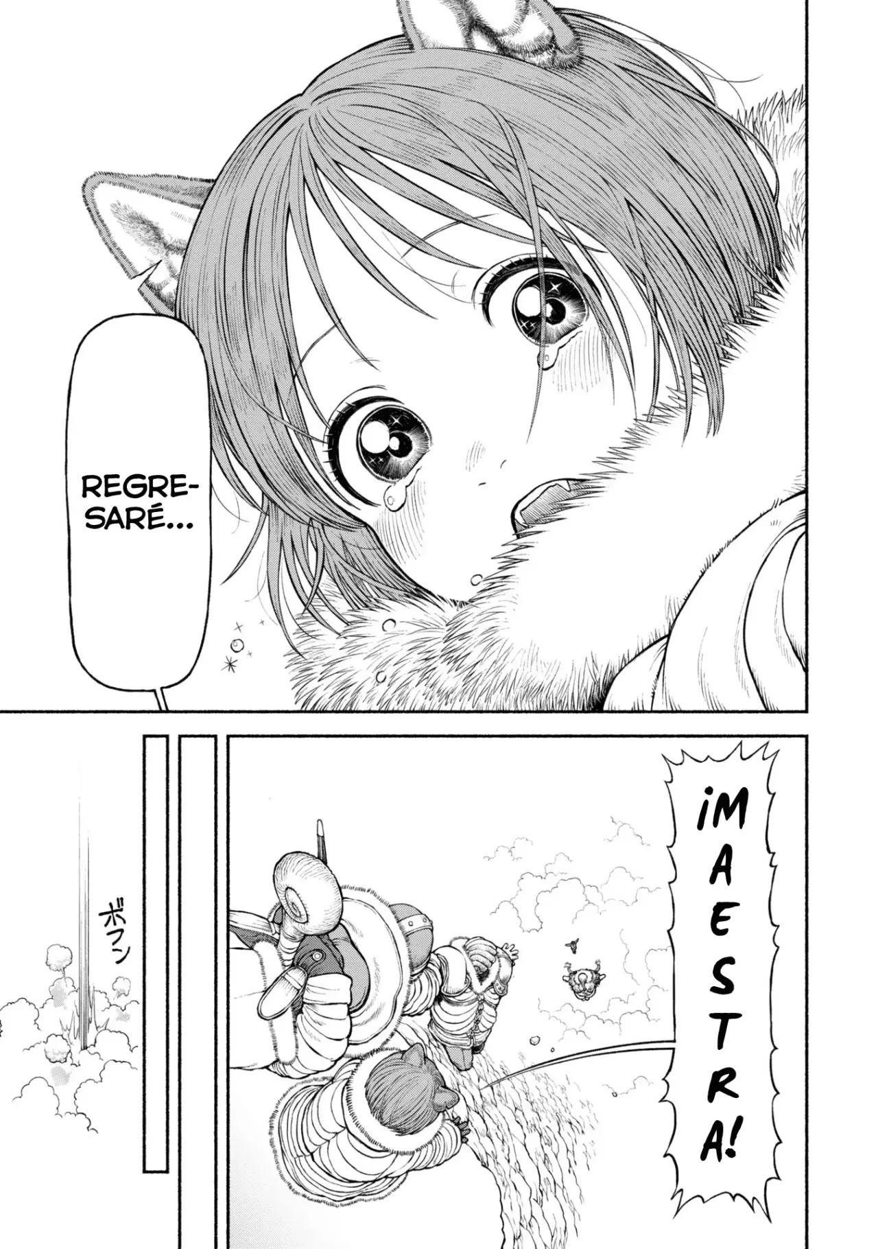 Onna Kishi to Kemomimi no Ko Capitulo 46: Lucha a muerte en la montaña nevada página 17