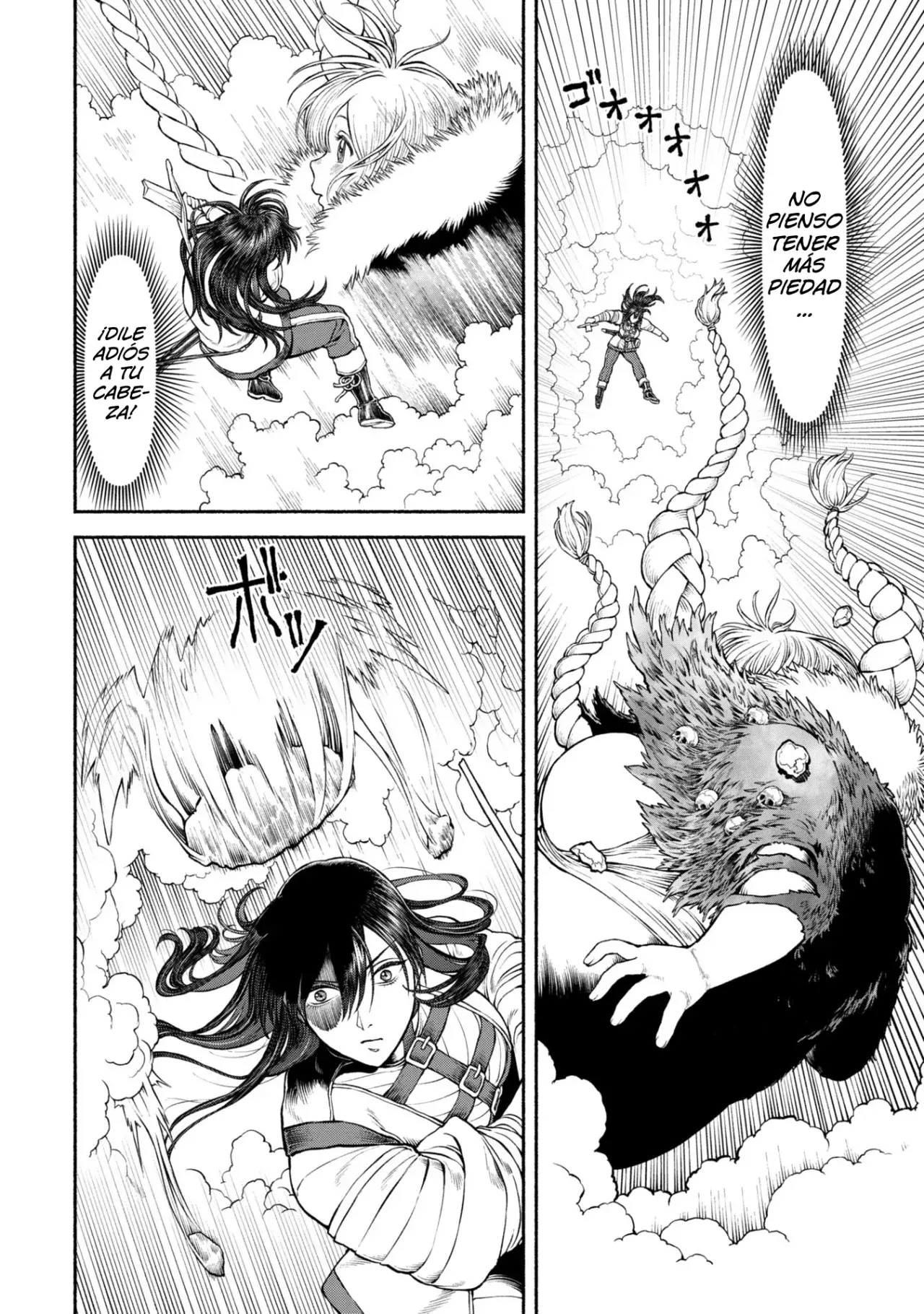 Onna Kishi to Kemomimi no Ko Capitulo 46: Lucha a muerte en la montaña nevada página 18