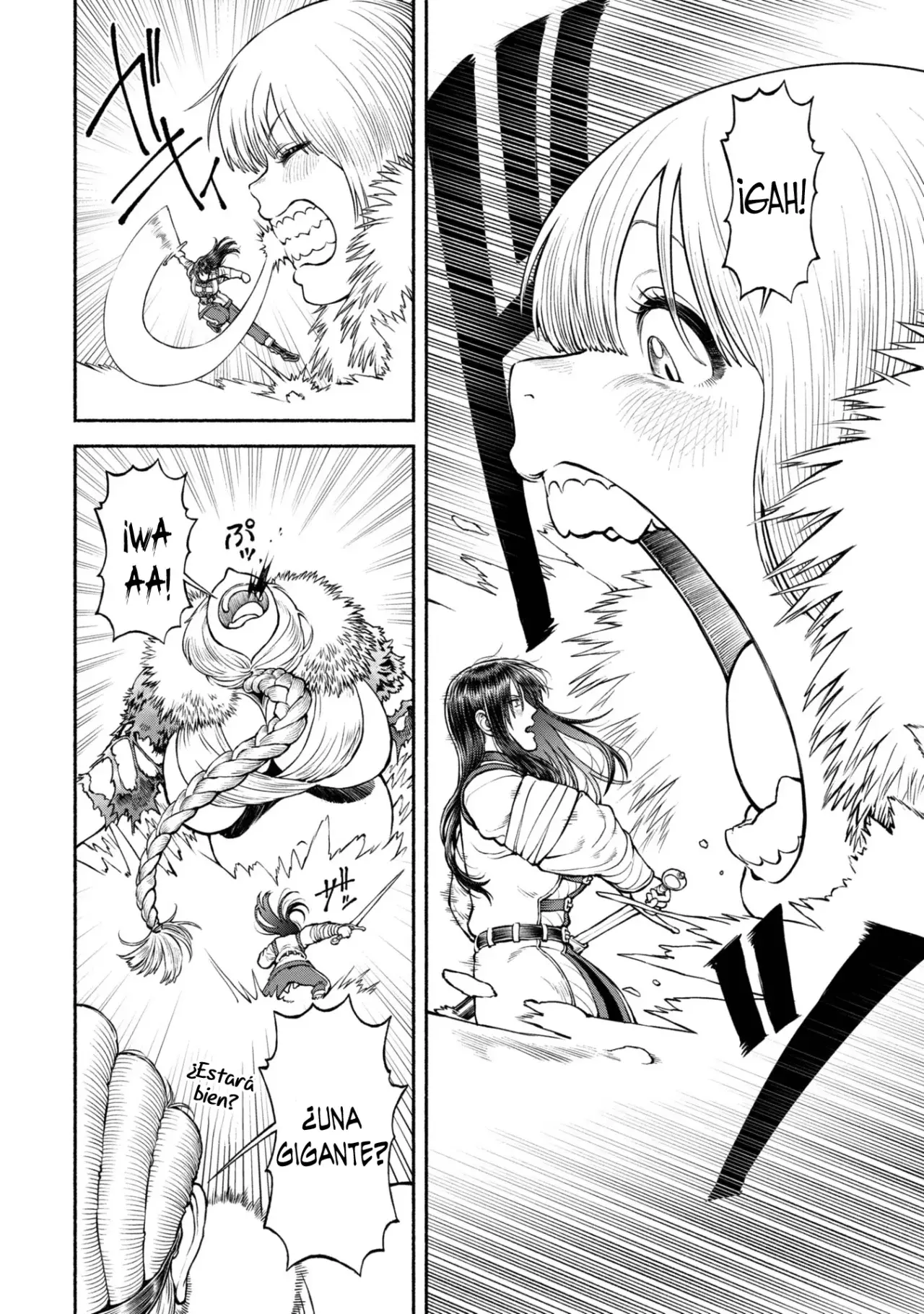 Onna Kishi to Kemomimi no Ko Capitulo 46: Lucha a muerte en la montaña nevada página 4