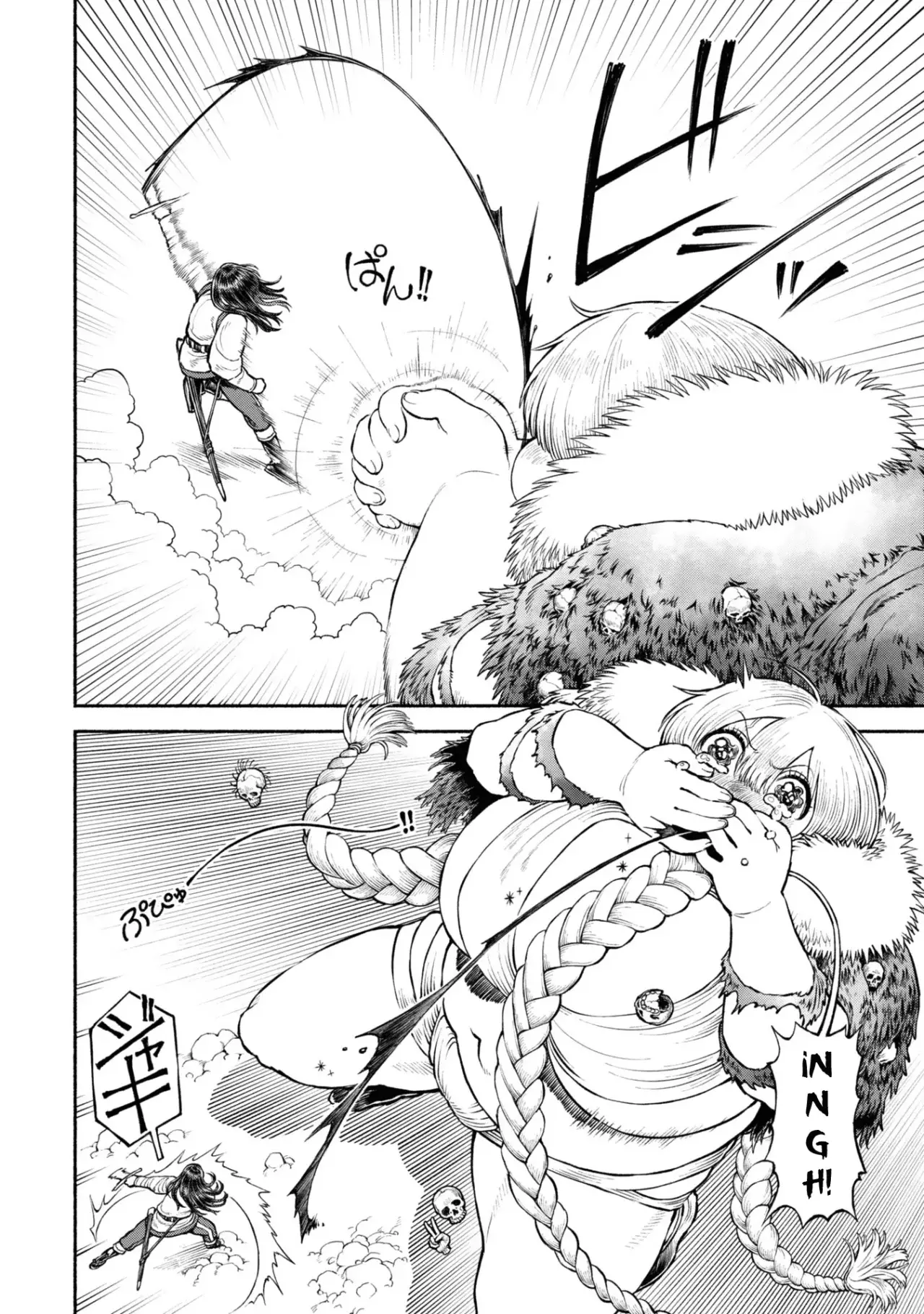 Onna Kishi to Kemomimi no Ko Capitulo 46: Lucha a muerte en la montaña nevada página 8