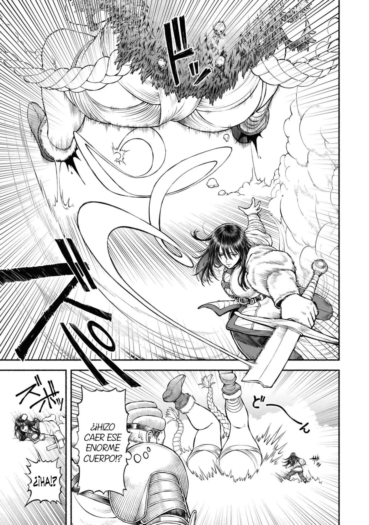 Onna Kishi to Kemomimi no Ko Capitulo 46: Lucha a muerte en la montaña nevada página 9