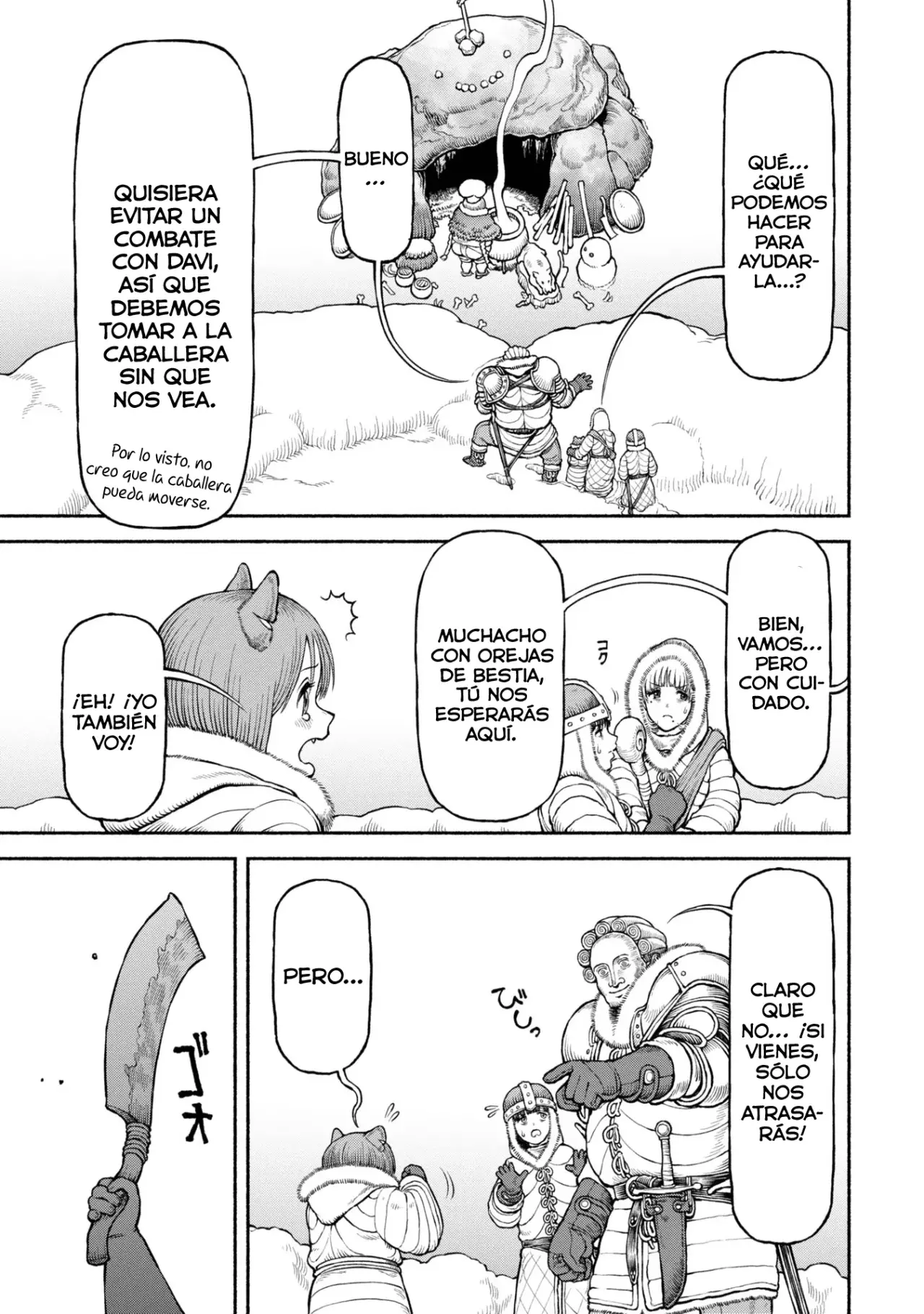 Onna Kishi to Kemomimi no Ko Capitulo 47: Cocinando página 10