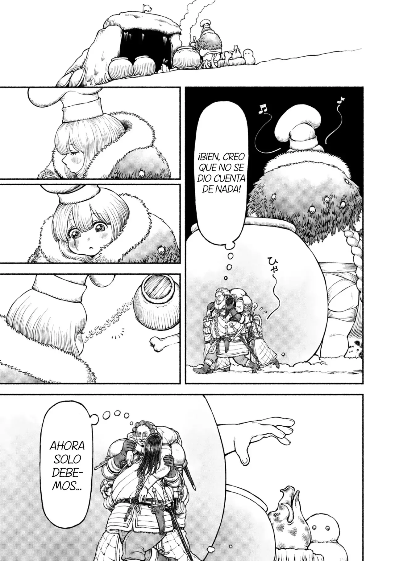 Onna Kishi to Kemomimi no Ko Capitulo 47: Cocinando página 14