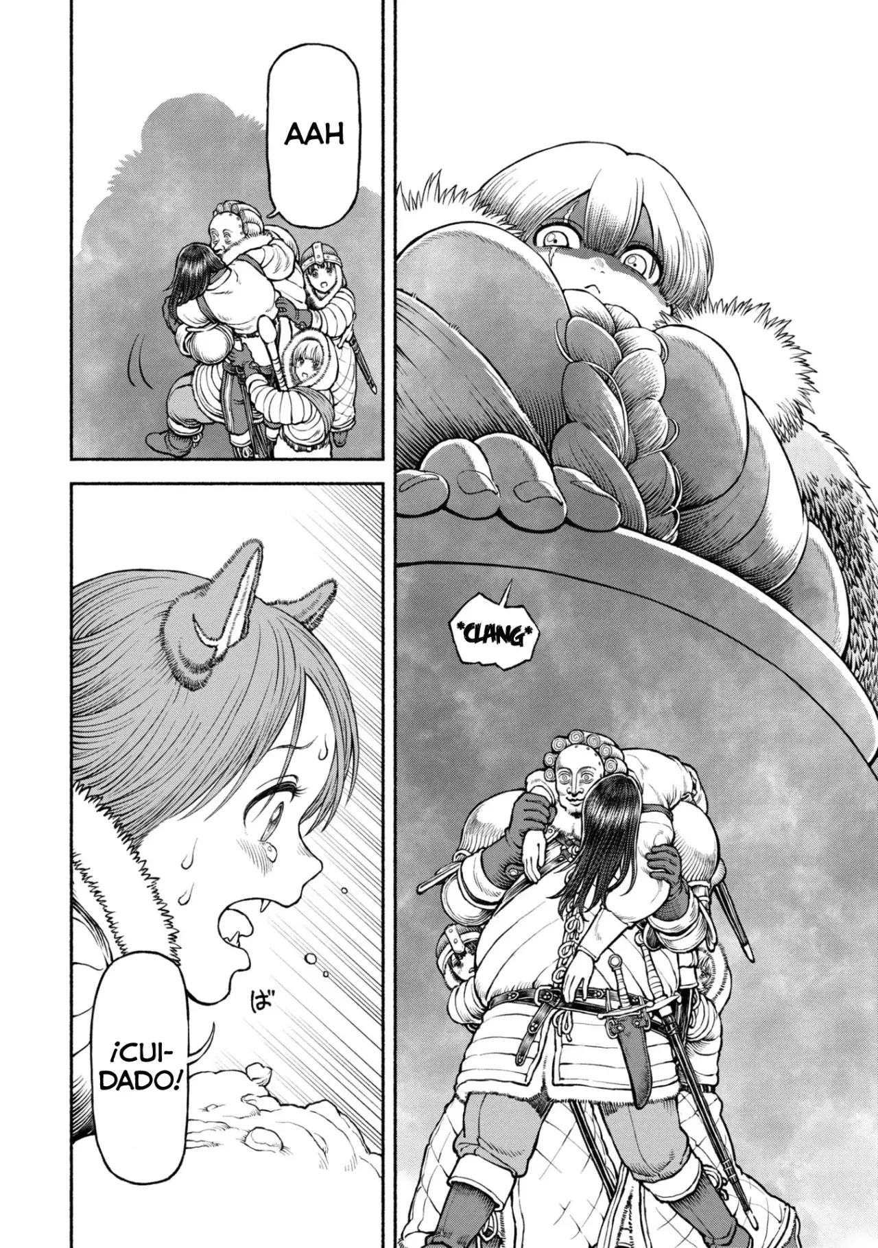 Onna Kishi to Kemomimi no Ko Capitulo 47: Cocinando página 15