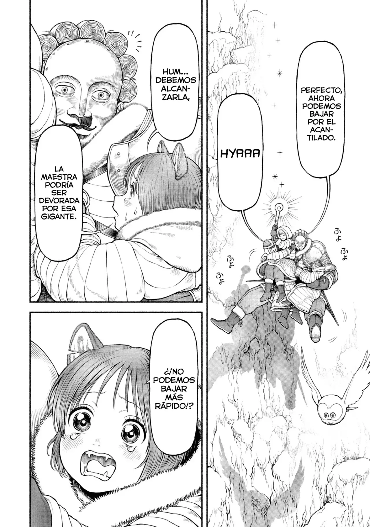 Onna Kishi to Kemomimi no Ko Capitulo 47: Cocinando página 3